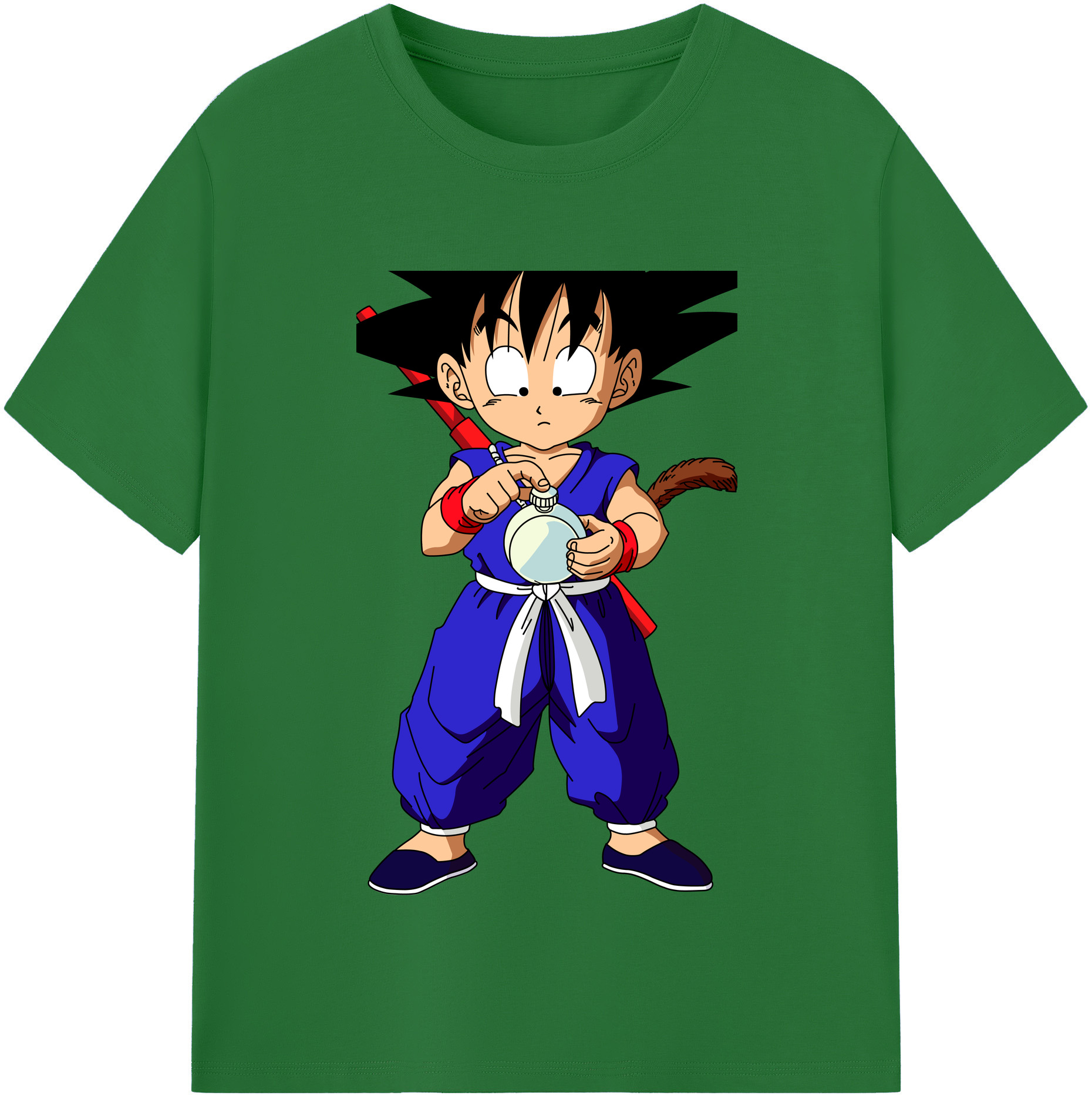 （画像用） ドラゴンボール 孫悟空（そん ごくう）Son Goku カカロット DRAGON BALL Kakarotto 綿100％半袖Tシャツ（フロントプリント）