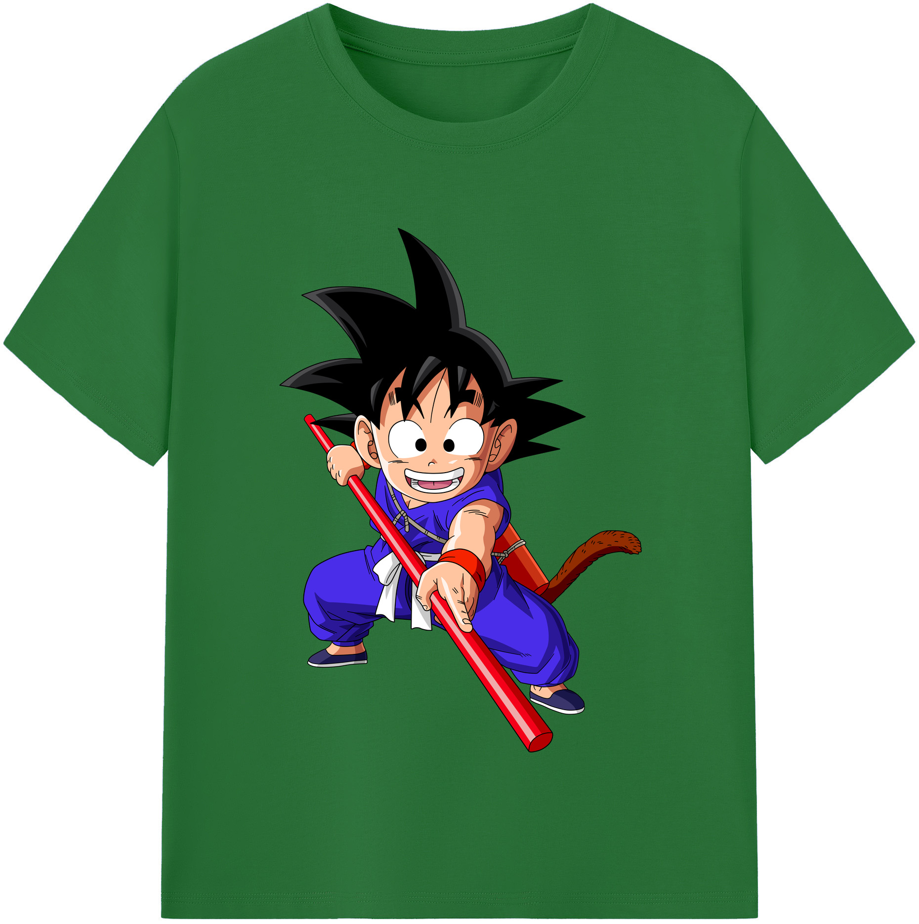 （画像用） ドラゴンボール 孫悟空（そん ごくう）Son Goku カカロット DRAGON BALL Kakarotto 綿100％半袖Tシャツ（フロントプリント）