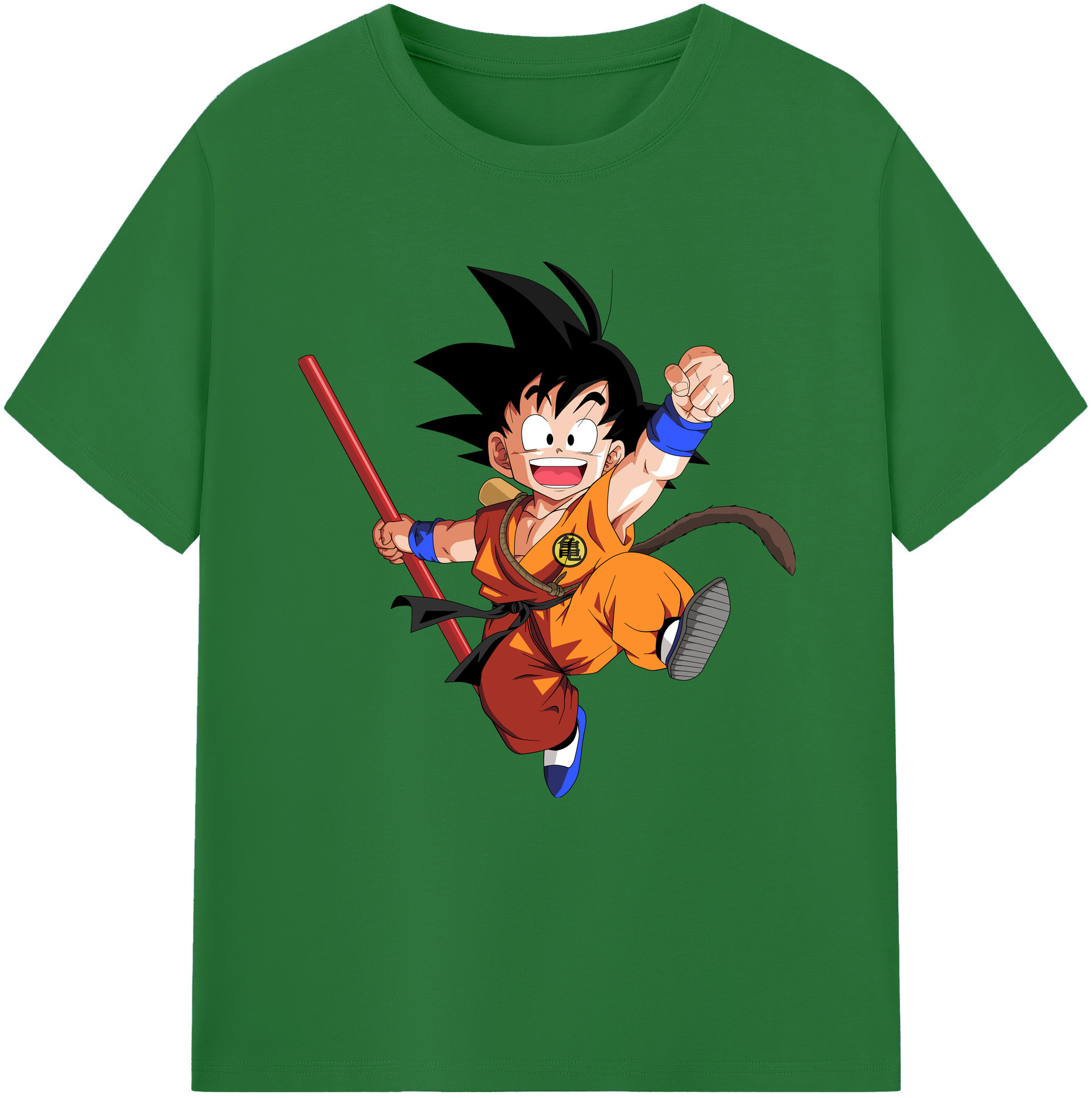 （画像用） ドラゴンボール 孫悟空（そん ごくう）Son Goku カカロット DRAGON BALL Kakarotto 綿100％半袖Tシャツ（フロントプリント）