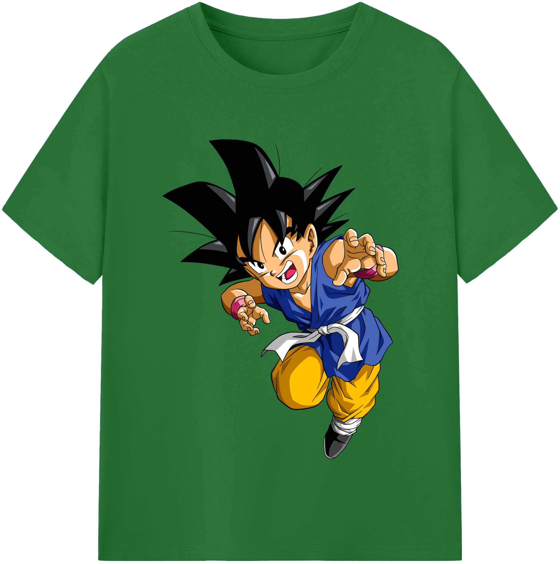 （画像用） ドラゴンボール 孫悟空（そん ごくう）Son Goku カカロット DRAGON BALL Kakarotto 綿100％半袖Tシャツ（フロントプリント）