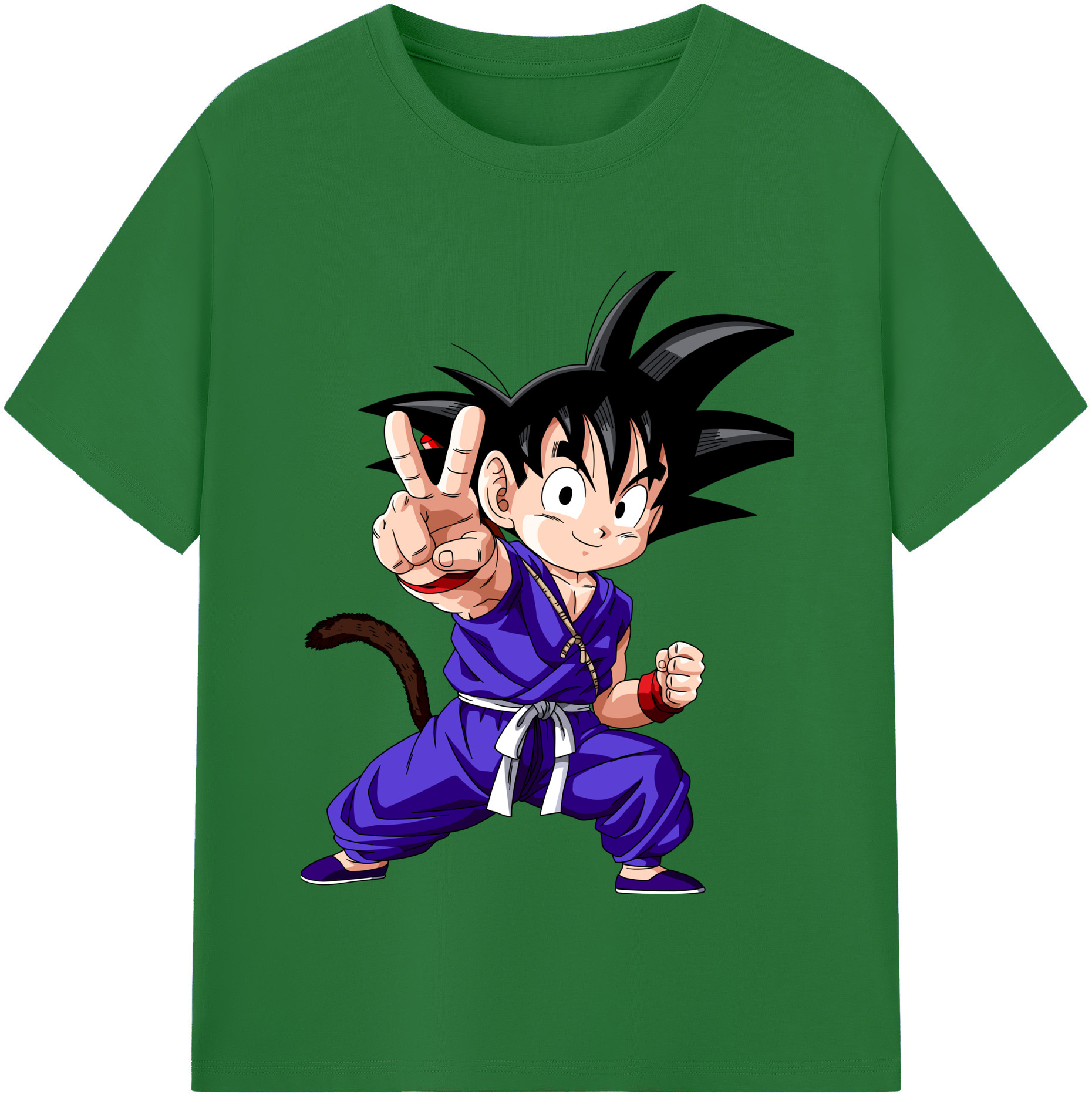 （画像用） ドラゴンボール 孫悟空（そん ごくう）Son Goku カカロット DRAGON BALL Kakarotto 綿100％半袖Tシャツ（フロントプリント）