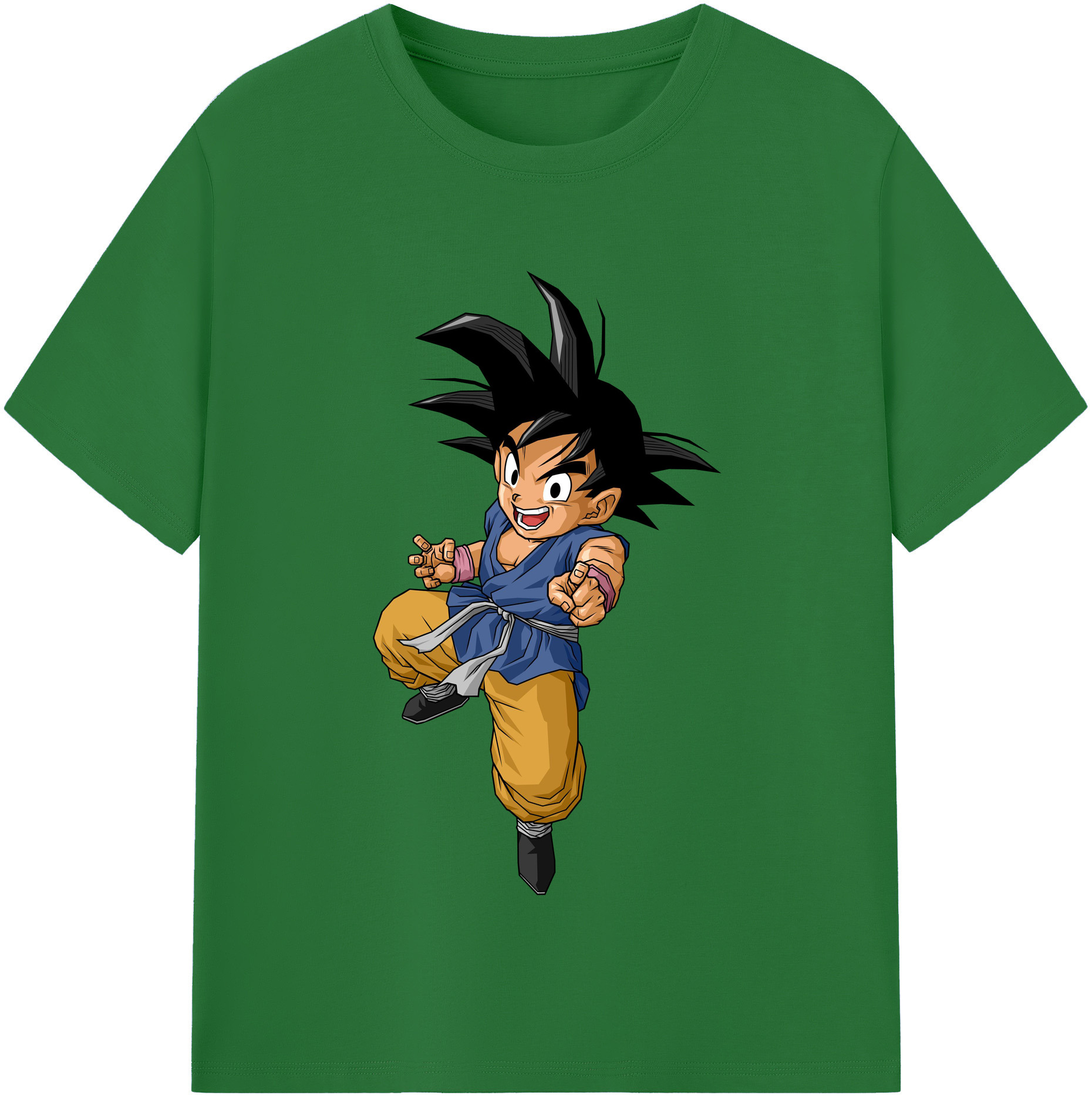 （画像用） ドラゴンボール 孫悟空（そん ごくう）Son Goku カカロット DRAGON BALL Kakarotto 綿100％半袖Tシャツ（フロントプリント）