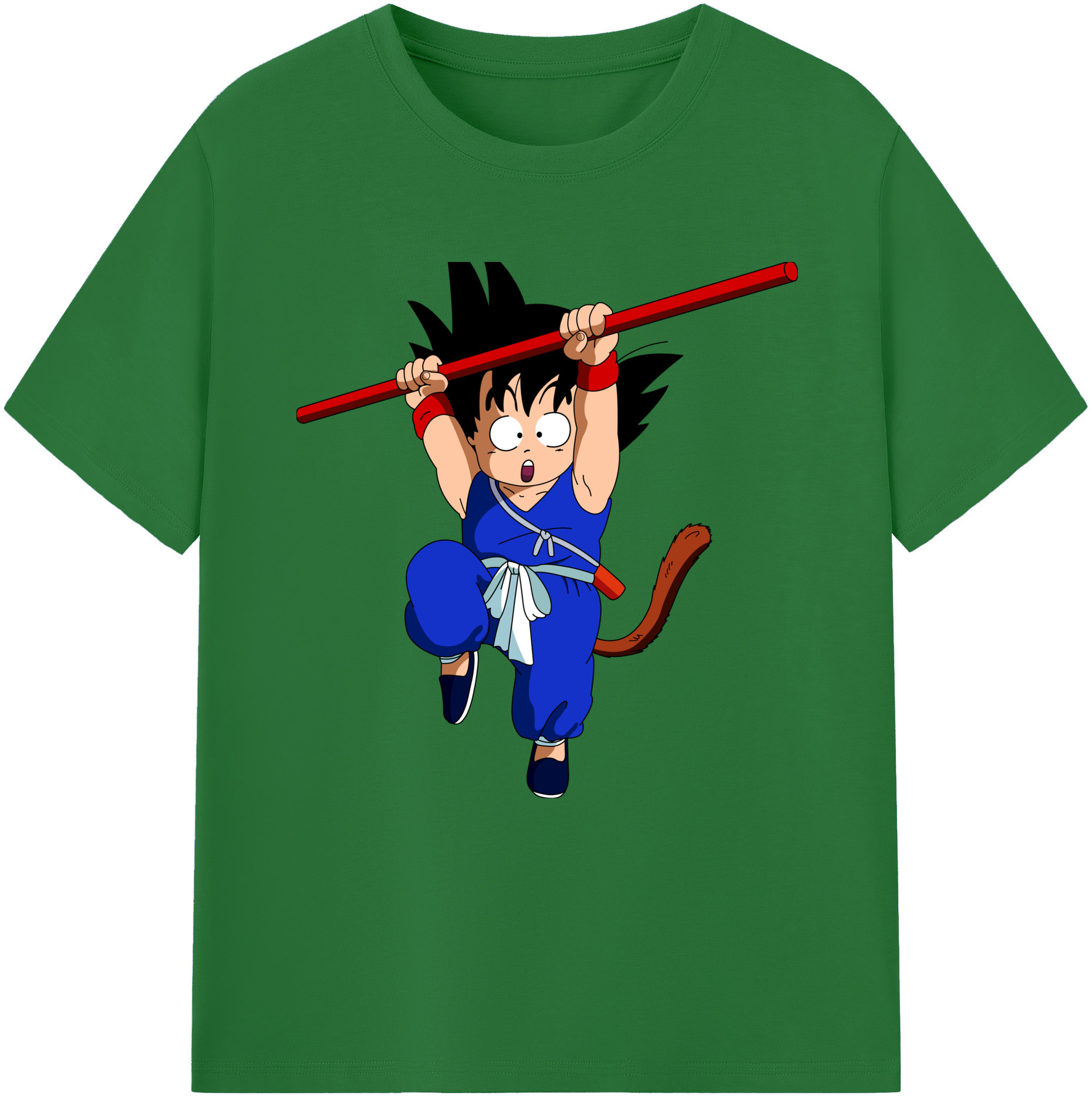 （画像用） ドラゴンボール 孫悟空（そん ごくう）Son Goku カカロット DRAGON BALL Kakarotto 綿100％半袖Tシャツ（フロントプリント）