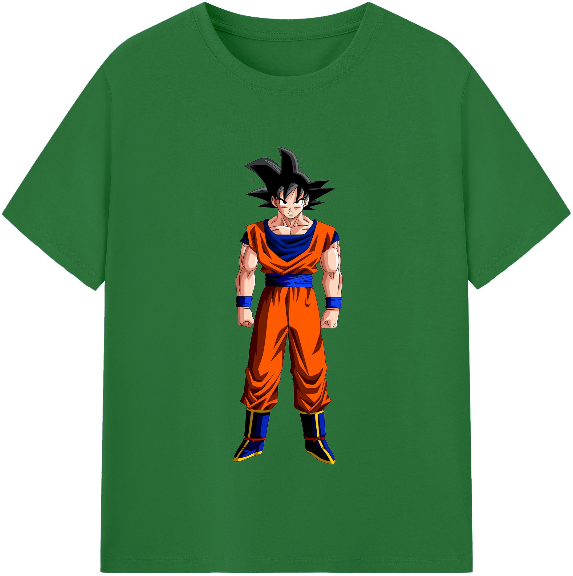 （画像用） ドラゴンボール 孫悟空（そん ごくう）Son Goku カカロット DRAGON BALL Kakarotto 綿100％半袖Tシャツ（フロントプリント）