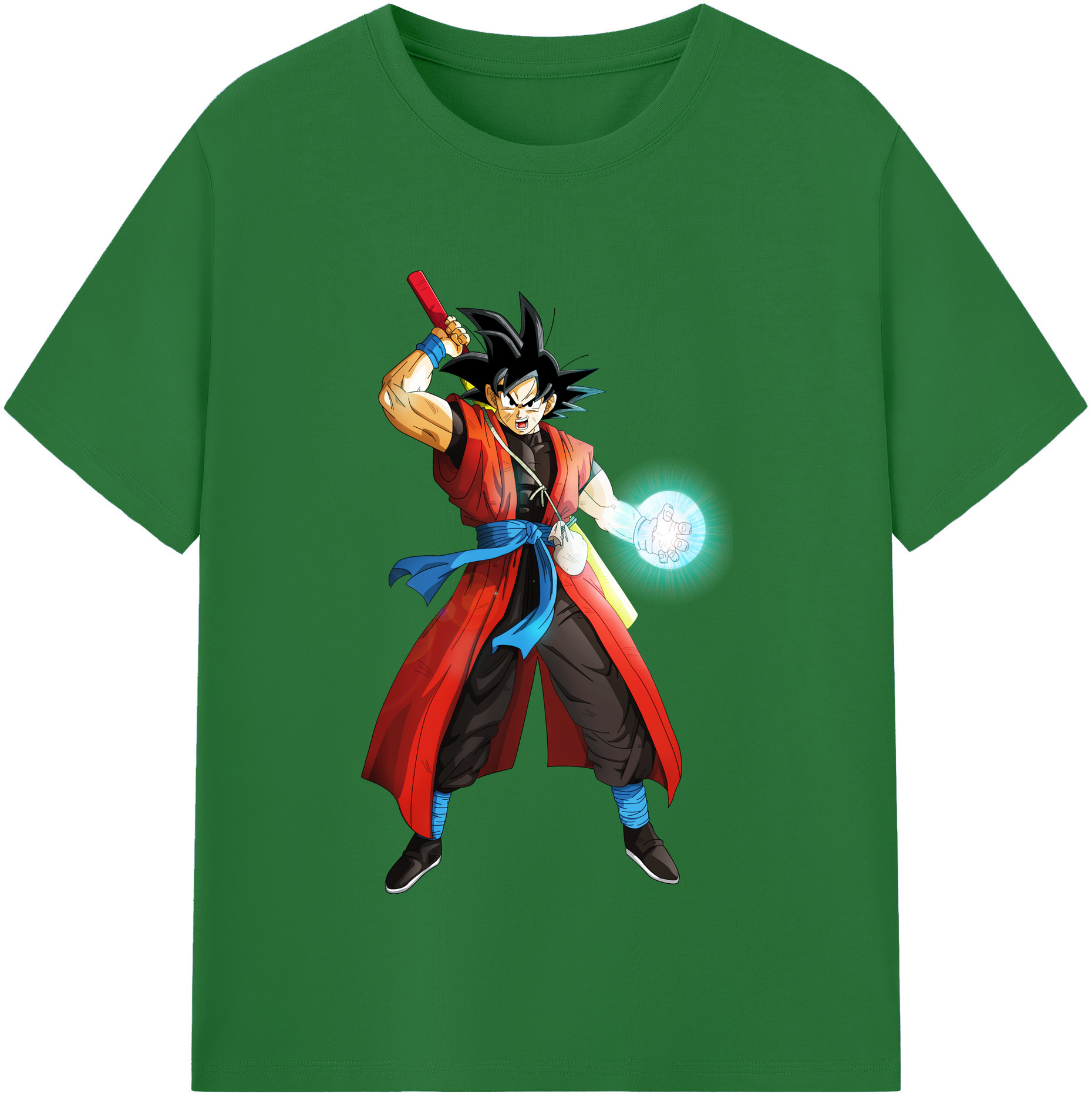 （画像用） ドラゴンボール 孫悟空（そん ごくう）Son Goku カカロット DRAGON BALL Kakarotto 綿100％半袖Tシャツ（フロントプリント）