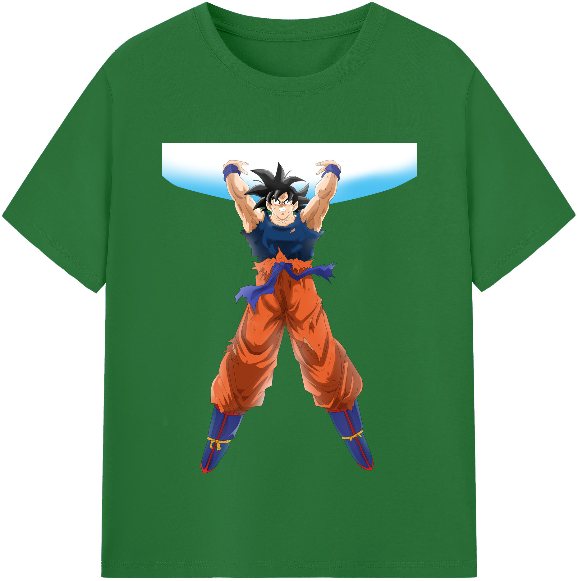 （画像用） ドラゴンボール 孫悟空（そん ごくう）Son Goku カカロット DRAGON BALL Kakarotto 綿100％半袖Tシャツ（フロントプリント）