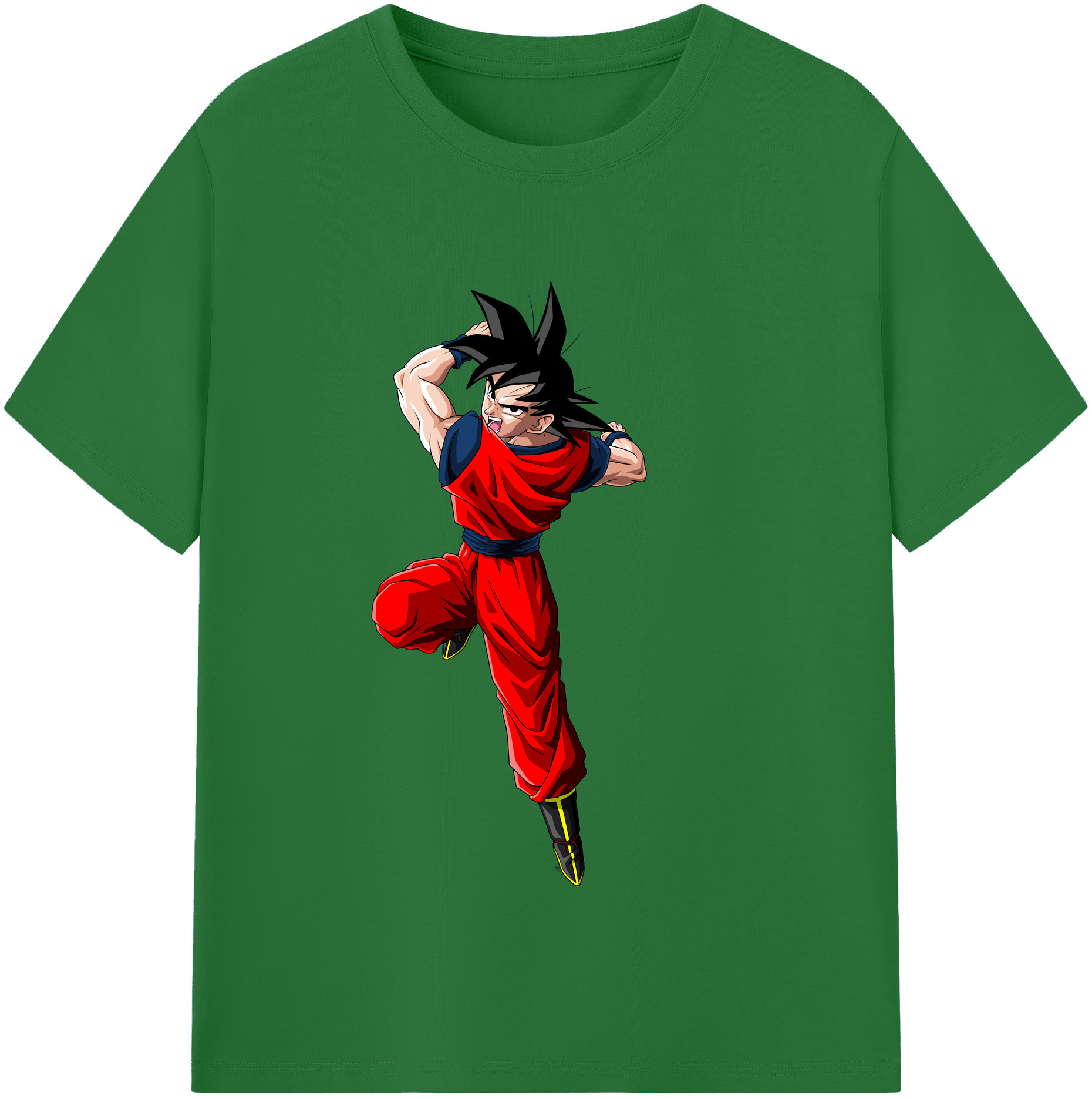 （画像用） ドラゴンボール 孫悟空（そん ごくう）Son Goku カカロット DRAGON BALL Kakarotto 綿100％半袖Tシャツ（フロントプリント）
