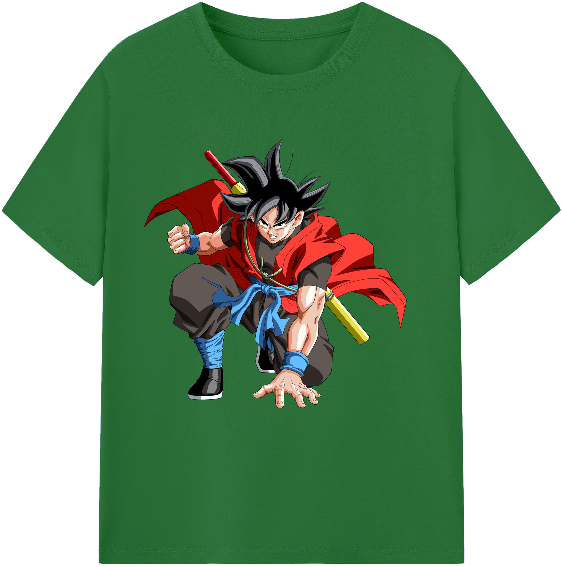 （画像用） ドラゴンボール 孫悟空（そん ごくう）Son Goku カカロット DRAGON BALL Kakarotto 綿100％半袖Tシャツ（フロントプリント）