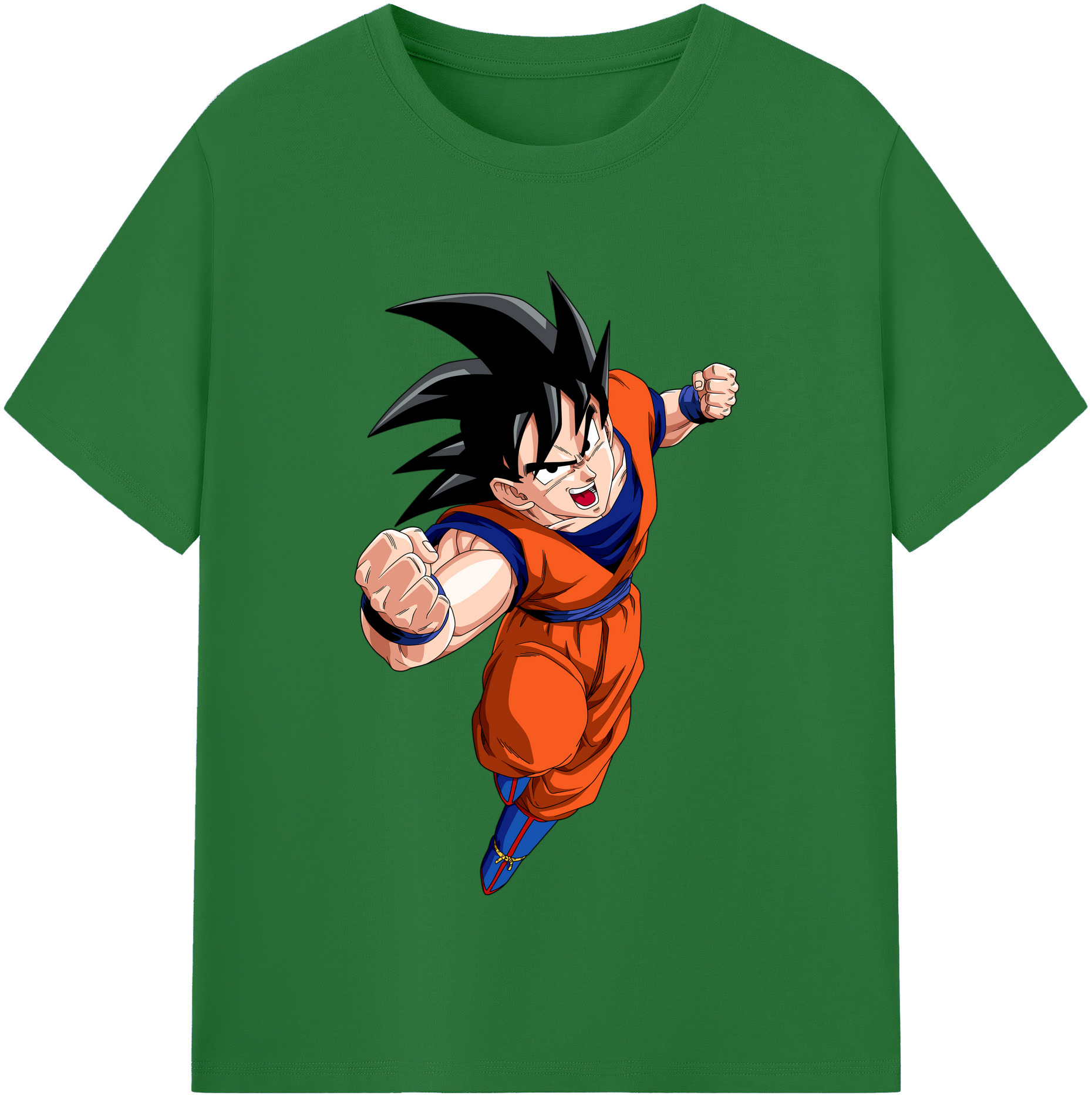 （画像用） ドラゴンボール 孫悟空（そん ごくう）Son Goku カカロット DRAGON BALL Kakarotto 綿100％半袖Tシャツ（フロントプリント）