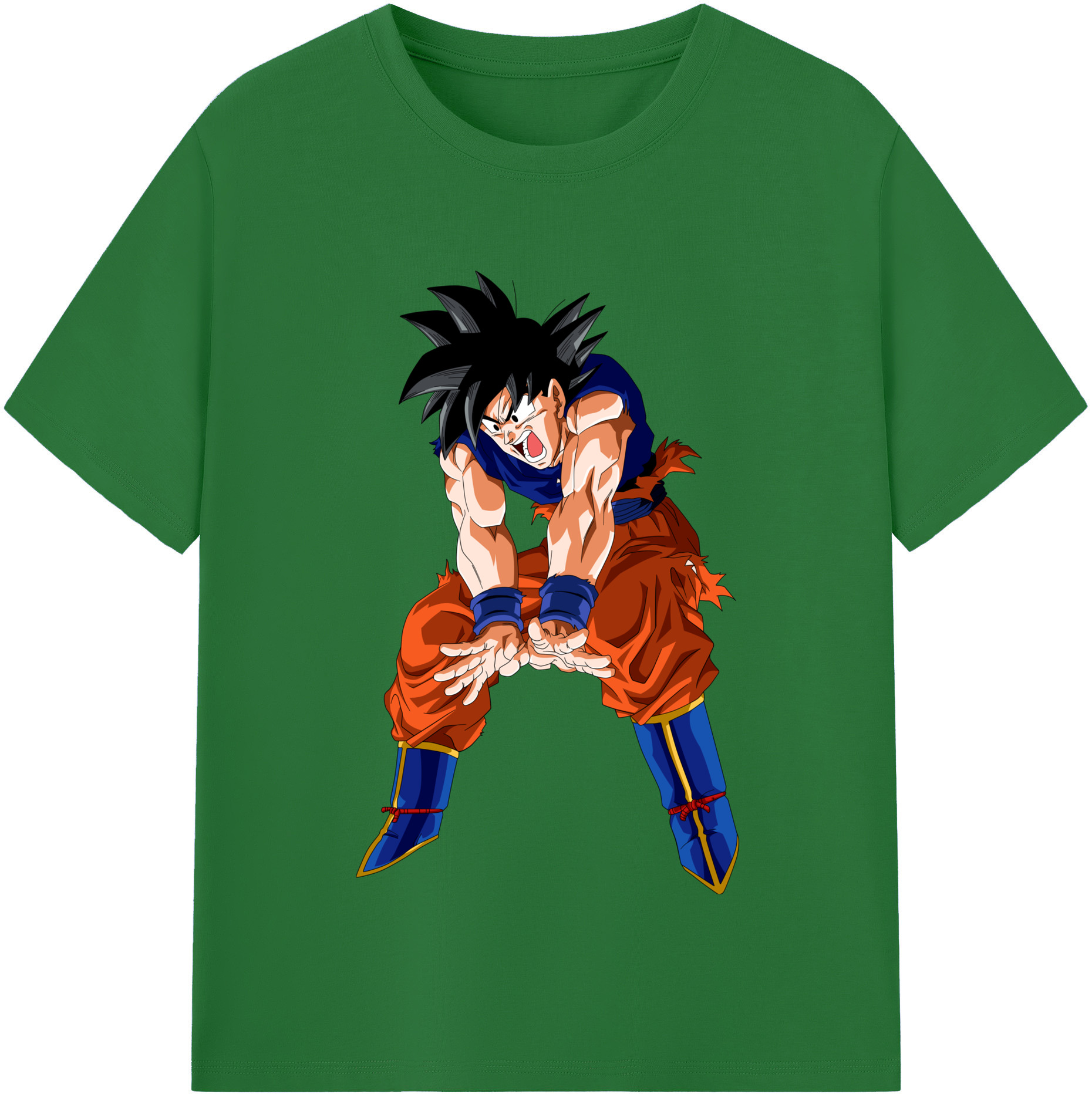 （画像用） ドラゴンボール 孫悟空（そん ごくう）Son Goku カカロット DRAGON BALL Kakarotto 綿100％半袖Tシャツ（フロントプリント）