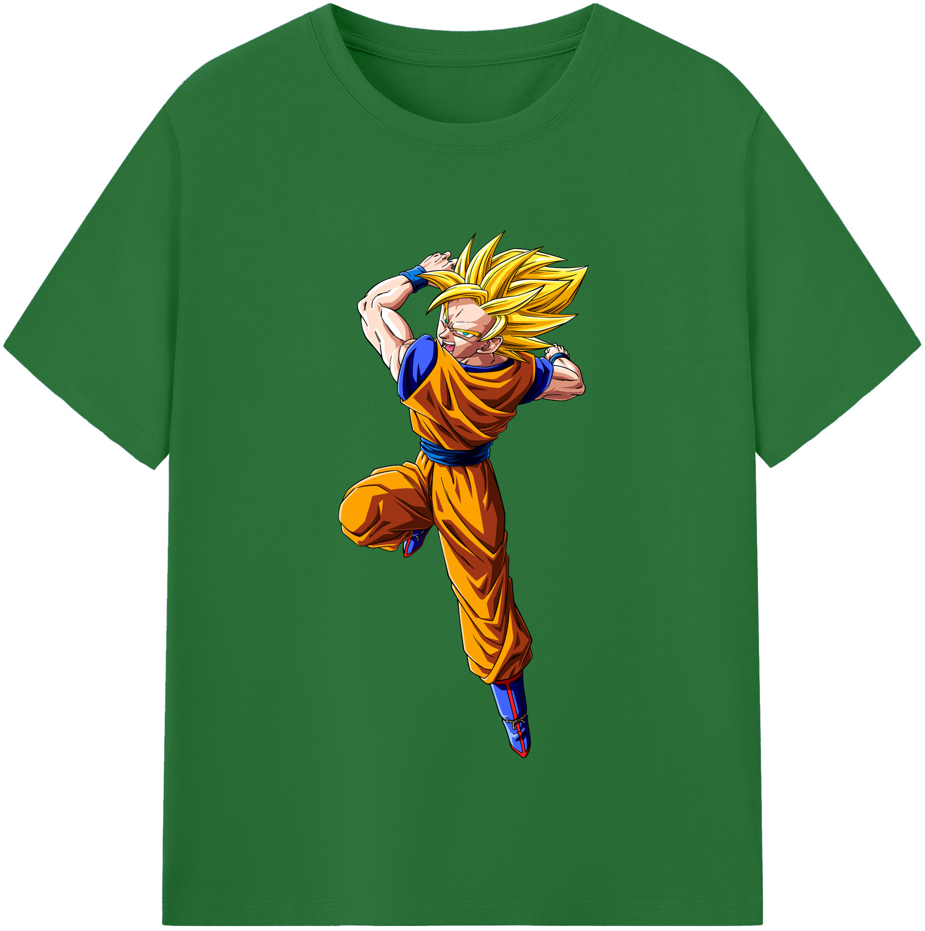 （画像用） ドラゴンボール 孫悟空（そん ごくう）Son Goku カカロット DRAGON BALL Kakarotto 綿100％半袖Tシャツ（フロントプリント）