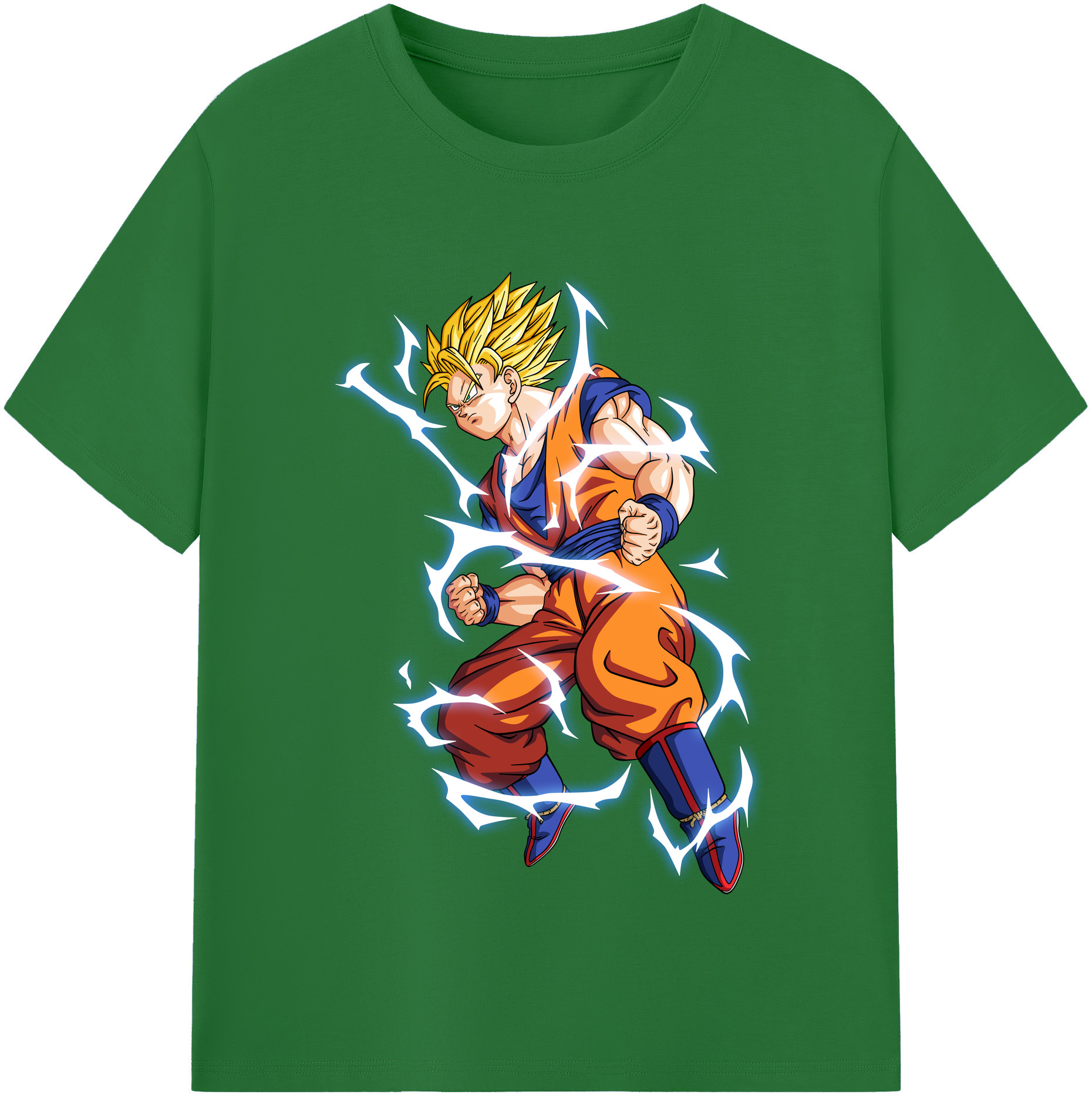 （画像用） ドラゴンボール 孫悟空（そん ごくう）Son Goku カカロット DRAGON BALL Kakarotto 綿100％半袖Tシャツ（フロントプリント）