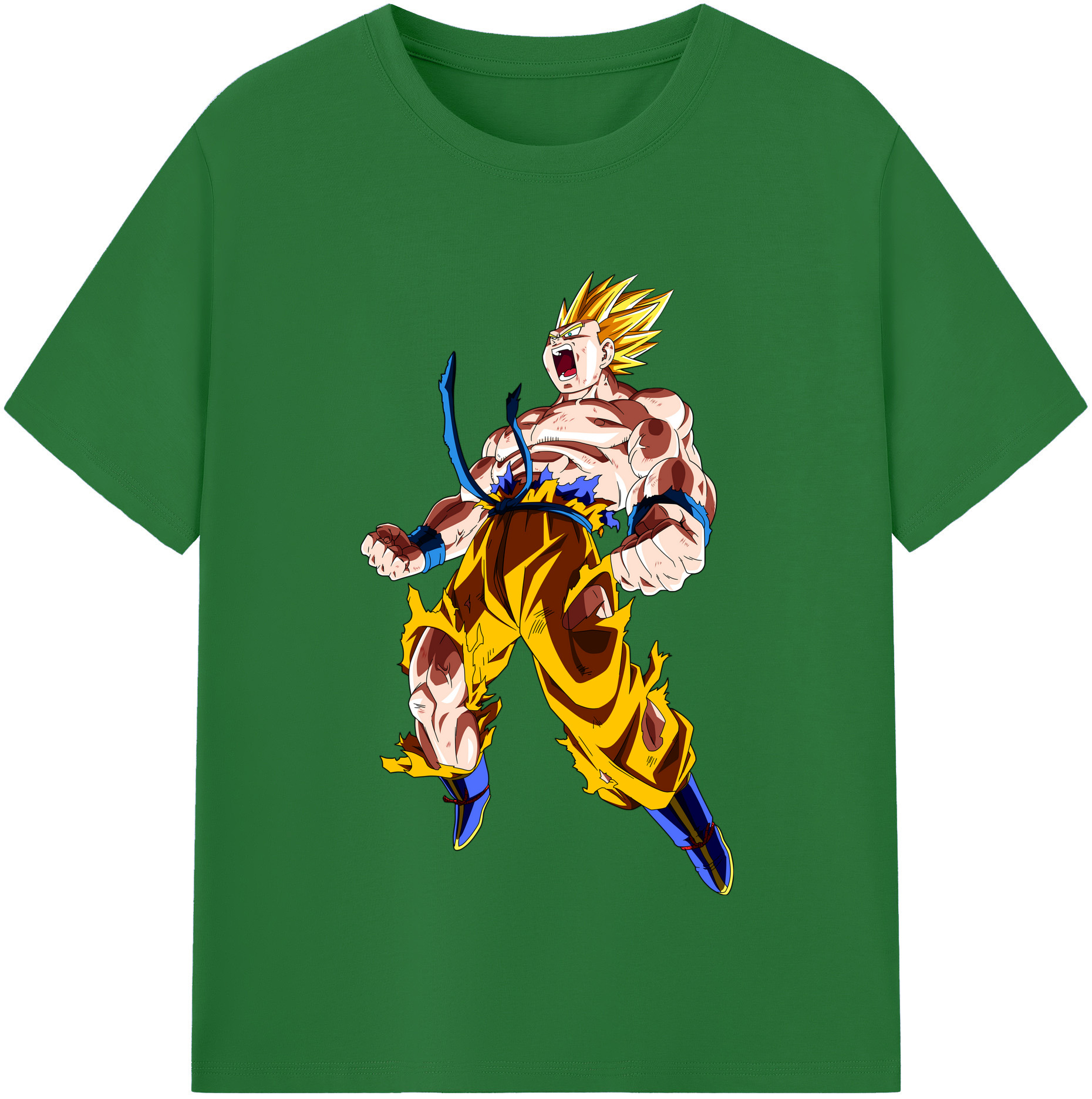 （画像用） ドラゴンボール 孫悟空（そん ごくう）Son Goku カカロット DRAGON BALL Kakarotto 綿100％半袖Tシャツ（フロントプリント）