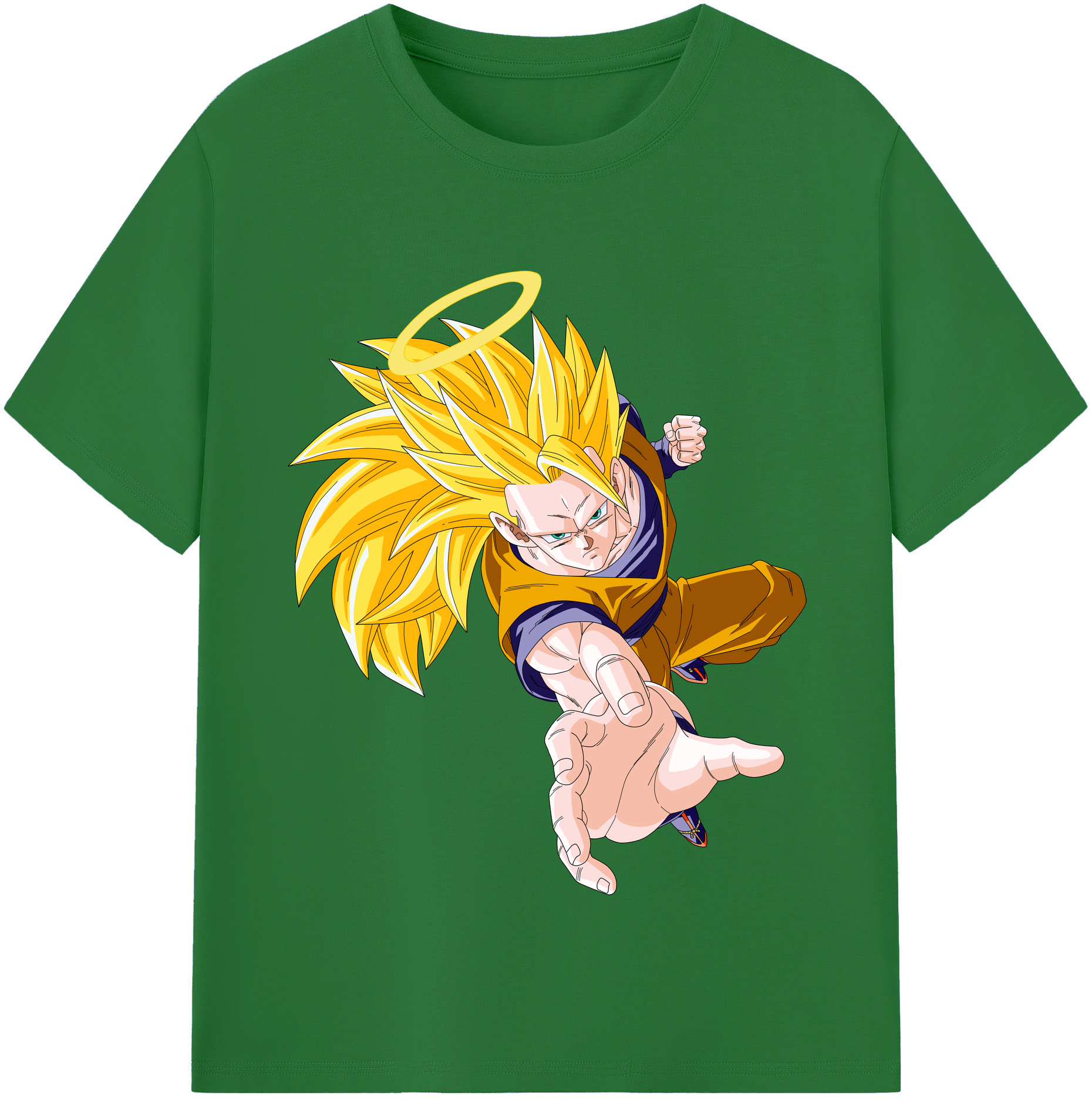 （画像用） ドラゴンボール 孫悟空（そん ごくう）Son Goku カカロット DRAGON BALL Kakarotto 綿100％半袖Tシャツ（フロントプリント）