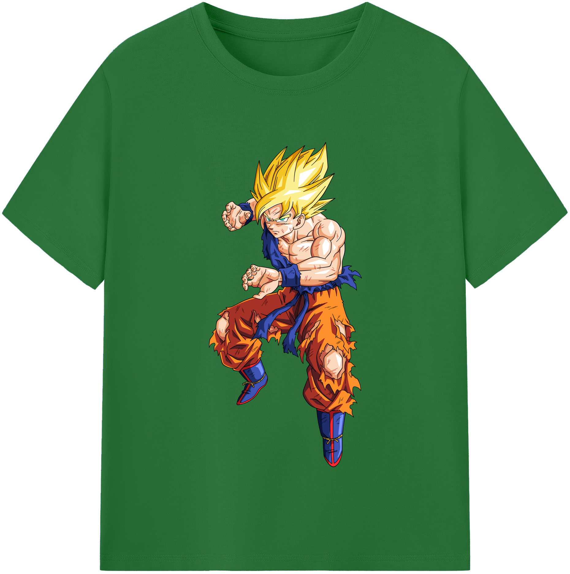 （画像用） ドラゴンボール 孫悟空（そん ごくう）Son Goku カカロット DRAGON BALL Kakarotto 綿100％半袖Tシャツ（フロントプリント）