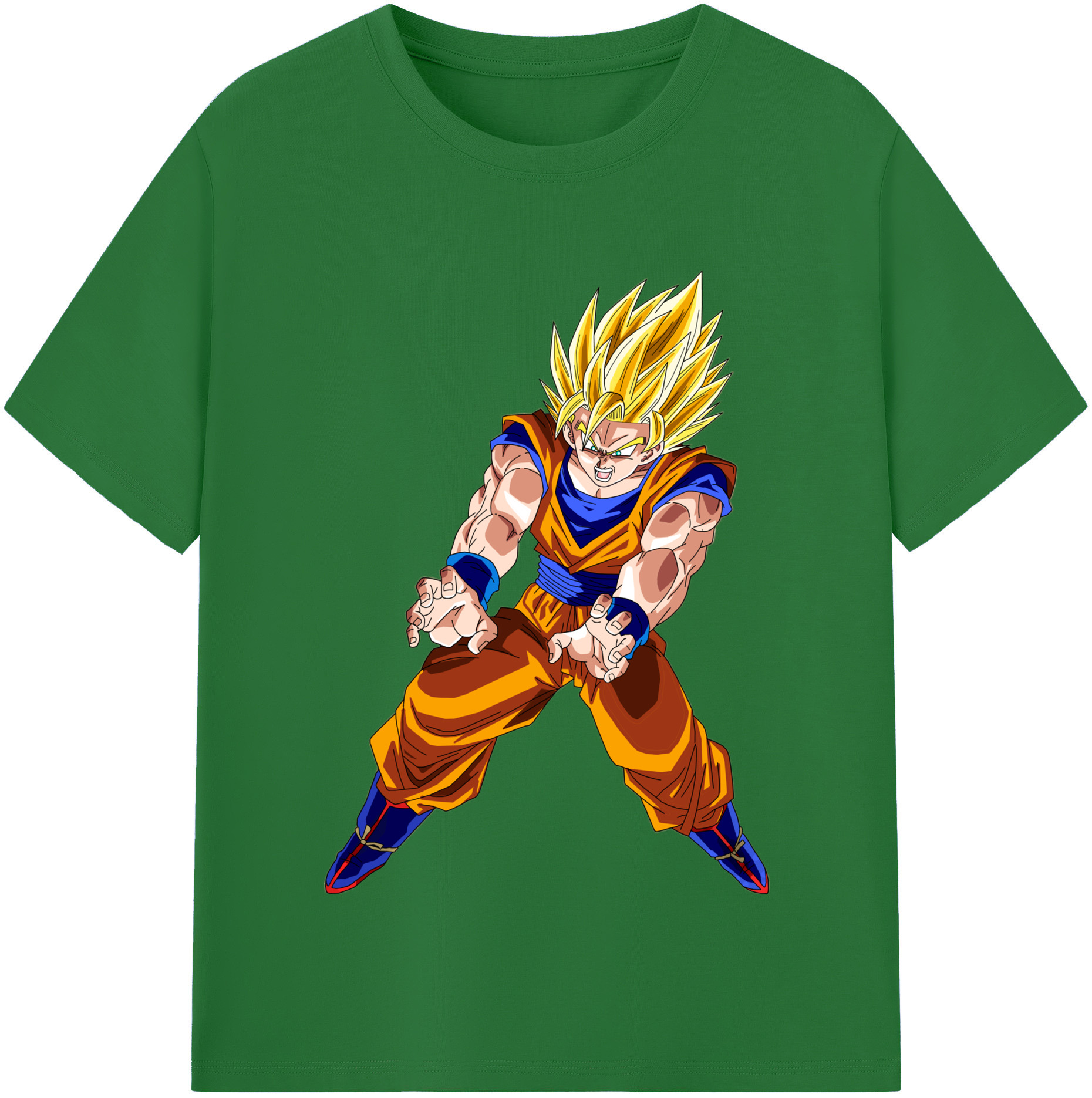 （画像用） ドラゴンボール 孫悟空（そん ごくう）Son Goku カカロット DRAGON BALL Kakarotto 綿100％半袖Tシャツ（フロントプリント）
