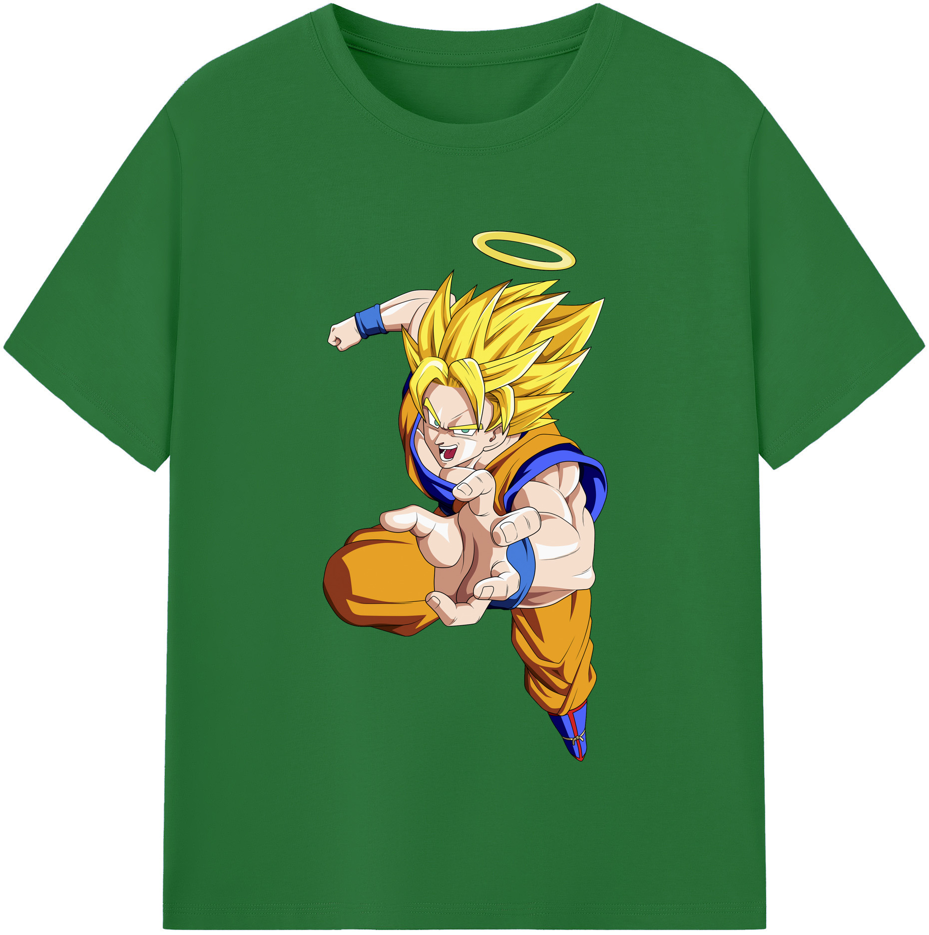 （画像用） ドラゴンボール 孫悟空（そん ごくう）Son Goku カカロット DRAGON BALL Kakarotto 綿100％半袖Tシャツ（フロントプリント）