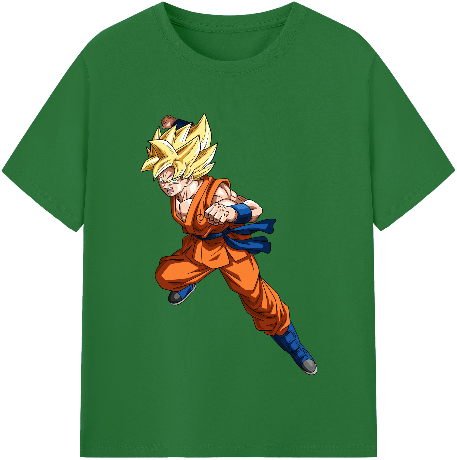 （画像用） ドラゴンボール 孫悟空（そん ごくう）Son Goku カカロット DRAGON BALL Kakarotto 綿100％半袖Tシャツ（フロントプリント）