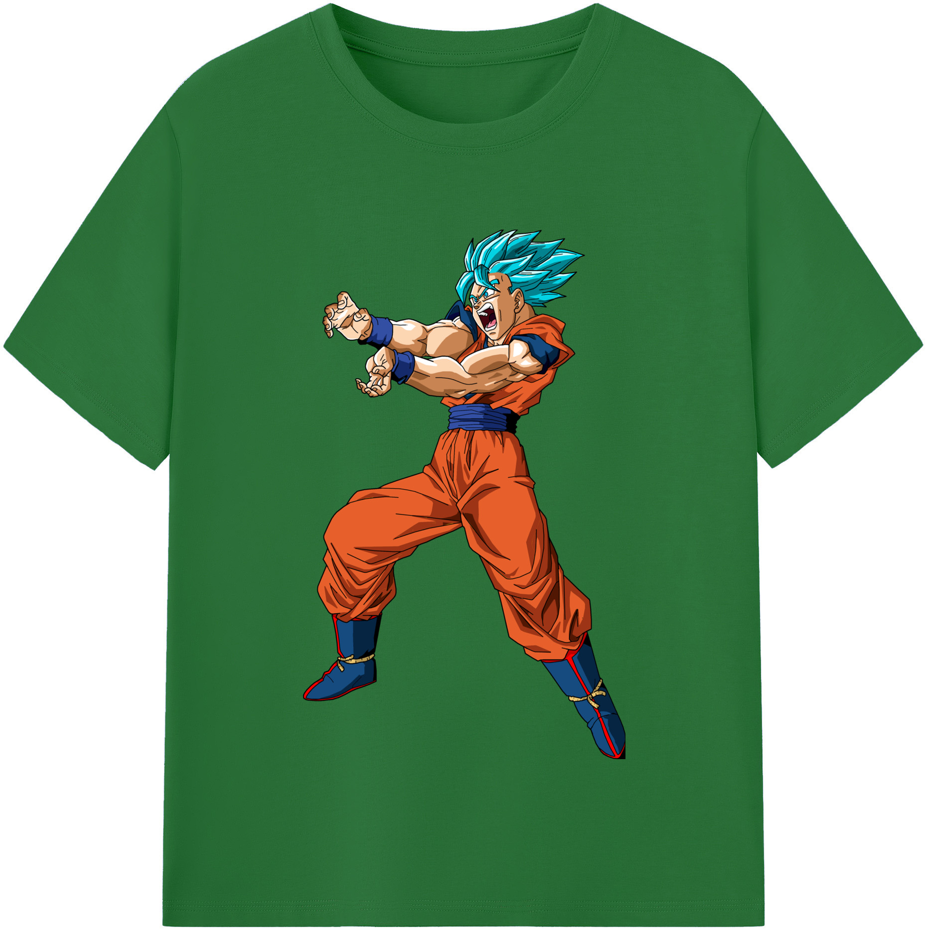 （画像用） ドラゴンボール 孫悟空（そん ごくう）Son Goku カカロット DRAGON BALL Kakarotto 綿100％半袖Tシャツ（フロントプリント）
