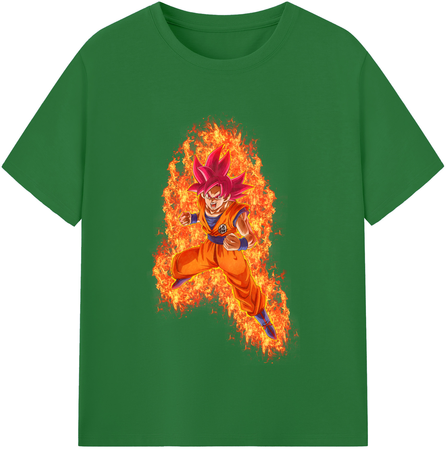 （画像用） ドラゴンボール 孫悟空（そん ごくう）Son Goku カカロット DRAGON BALL Kakarotto 綿100％半袖Tシャツ（フロントプリント）
