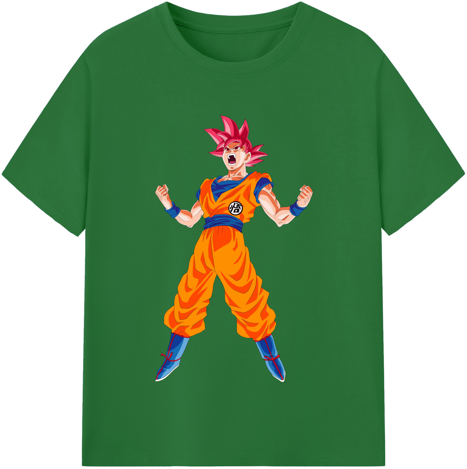（画像用） ドラゴンボール 孫悟空（そん ごくう）Son Goku カカロット DRAGON BALL Kakarotto 綿100％半袖Tシャツ（フロントプリント）