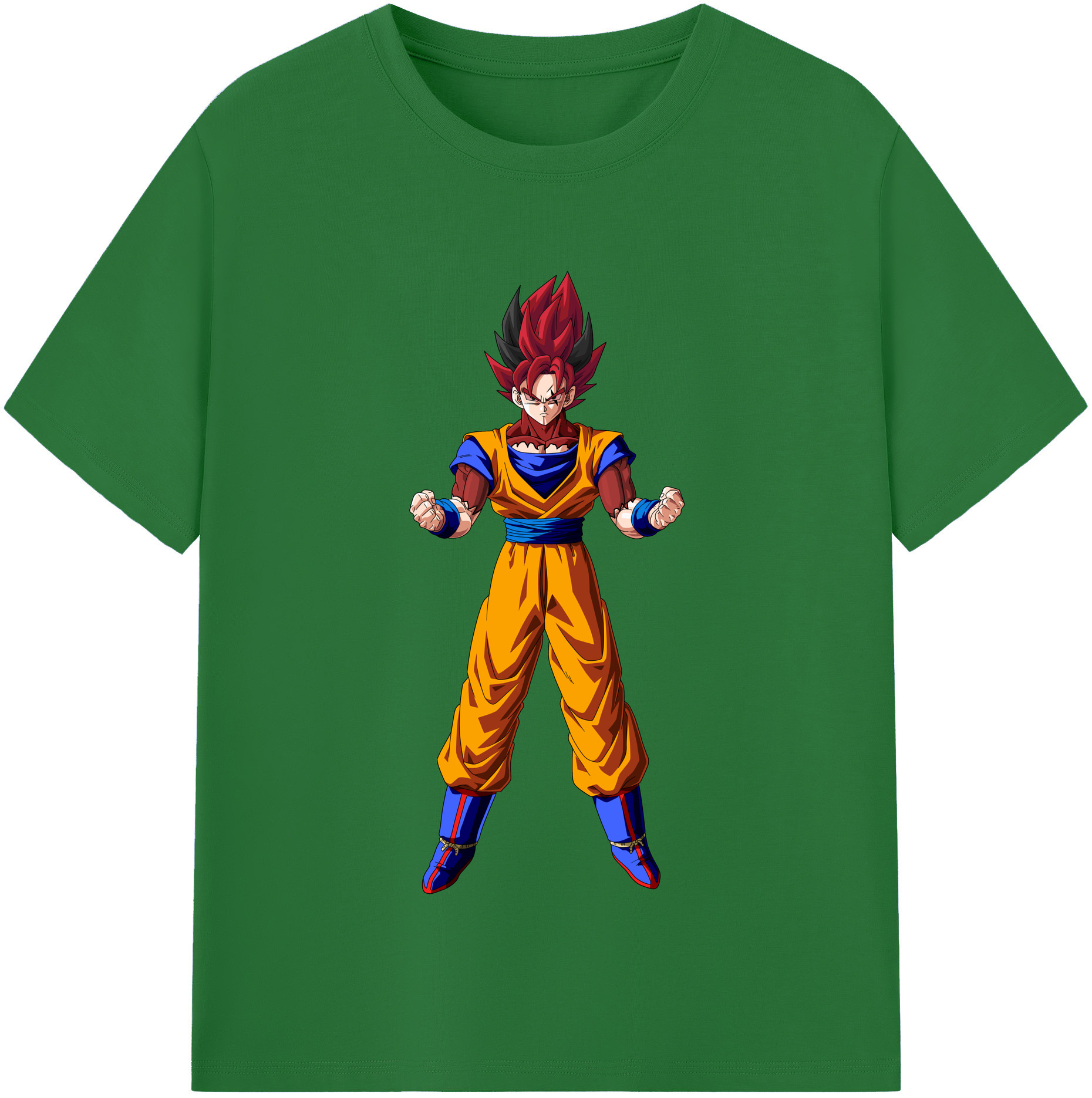 （画像用） ドラゴンボール 孫悟空（そん ごくう）Son Goku カカロット DRAGON BALL Kakarotto 綿100％半袖Tシャツ（フロントプリント）