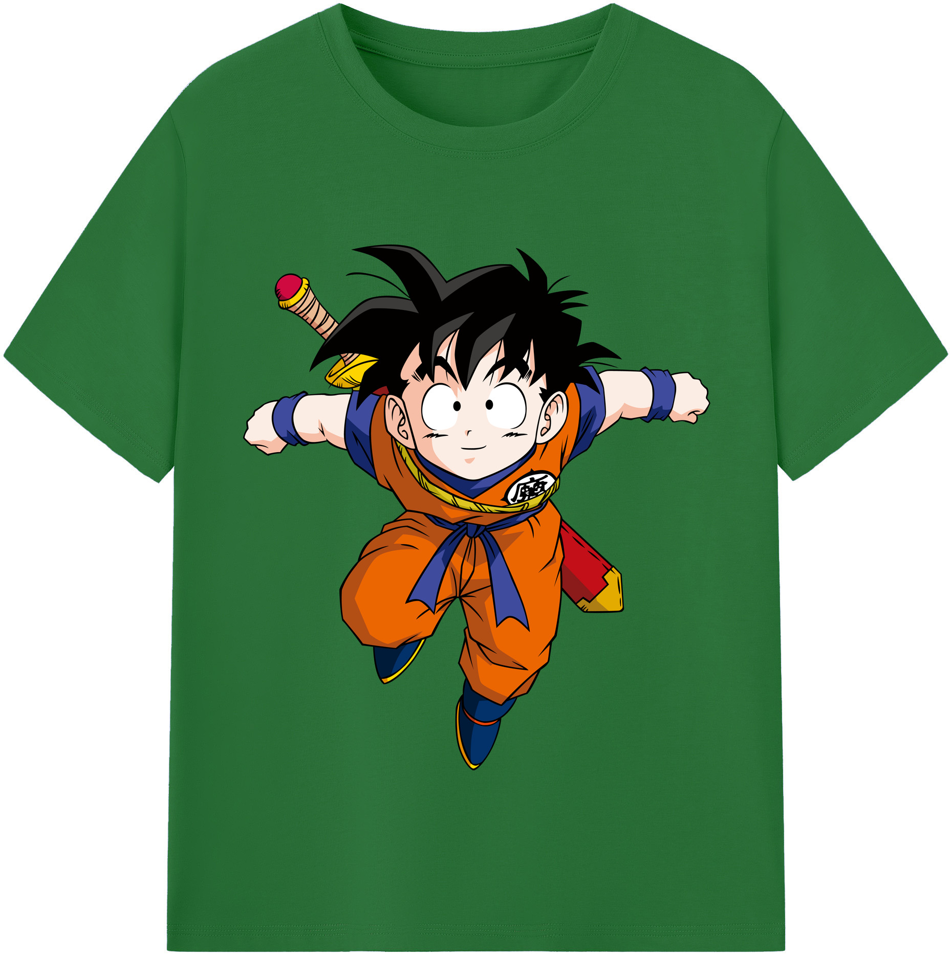 （画像用） ドラゴンボール 孫悟空（そん ごくう）Son Goku カカロット DRAGON BALL Kakarotto 綿100％半袖Tシャツ（フロントプリント）