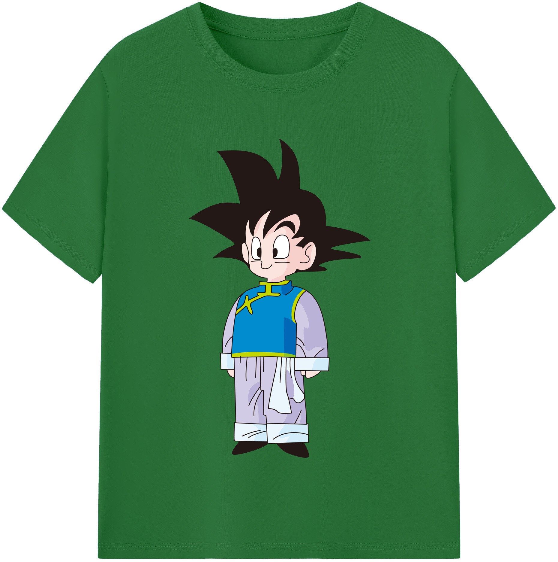 （画像用） ドラゴンボール 孫悟空（そん ごくう）Son Goku カカロット DRAGON BALL Kakarotto 綿100％半袖Tシャツ（フロントプリント）