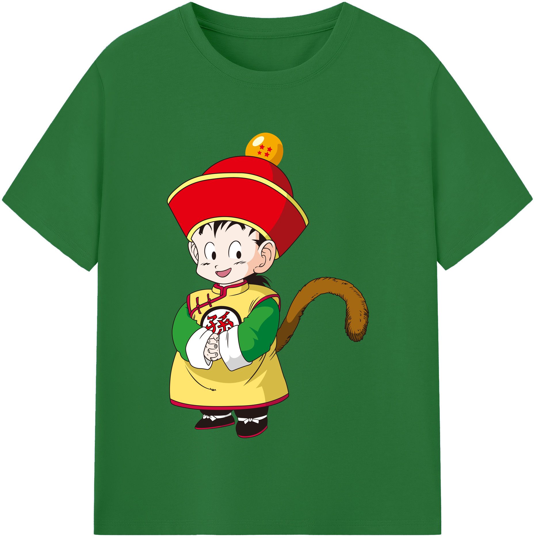 （画像用） ドラゴンボール 孫悟空（そん ごくう）Son Goku カカロット DRAGON BALL Kakarotto 綿100％半袖Tシャツ（フロントプリント）