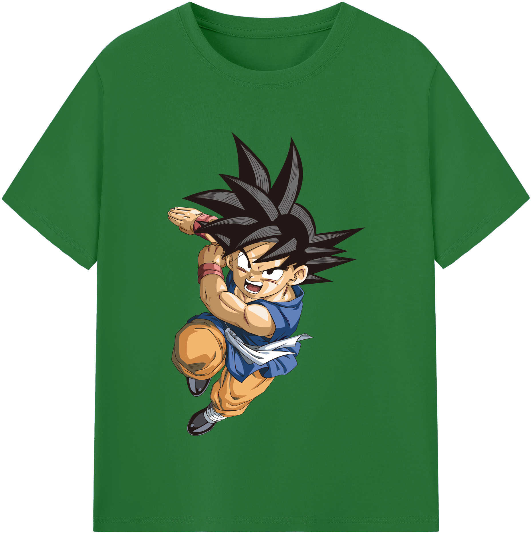 （画像用） ドラゴンボール 孫悟空（そん ごくう）Son Goku カカロット DRAGON BALL Kakarotto 綿100％半袖Tシャツ（フロントプリント）