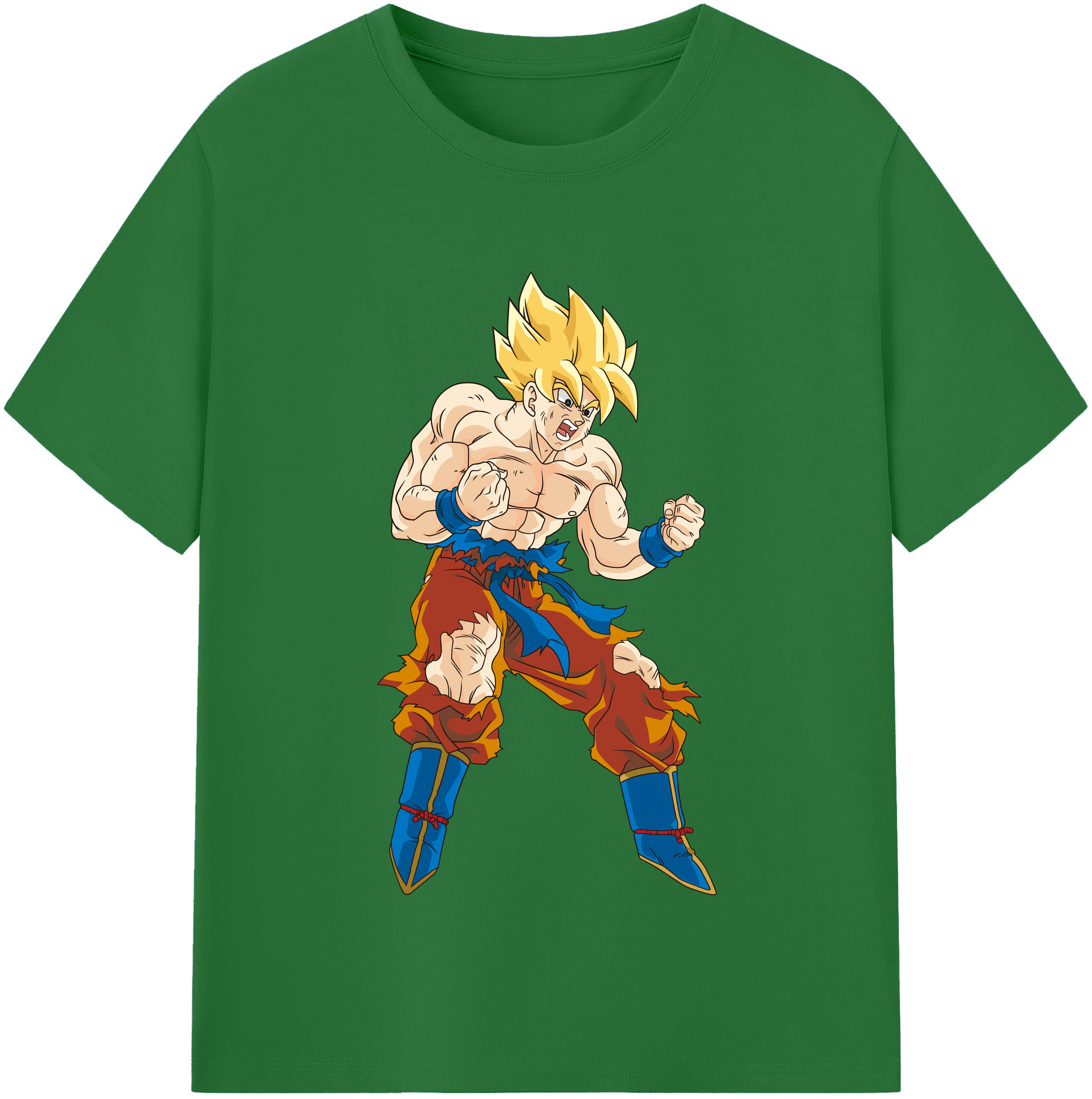 （画像用） ドラゴンボール 孫悟空（そん ごくう）Son Goku カカロット DRAGON BALL Kakarotto 綿100％半袖Tシャツ（フロントプリント）