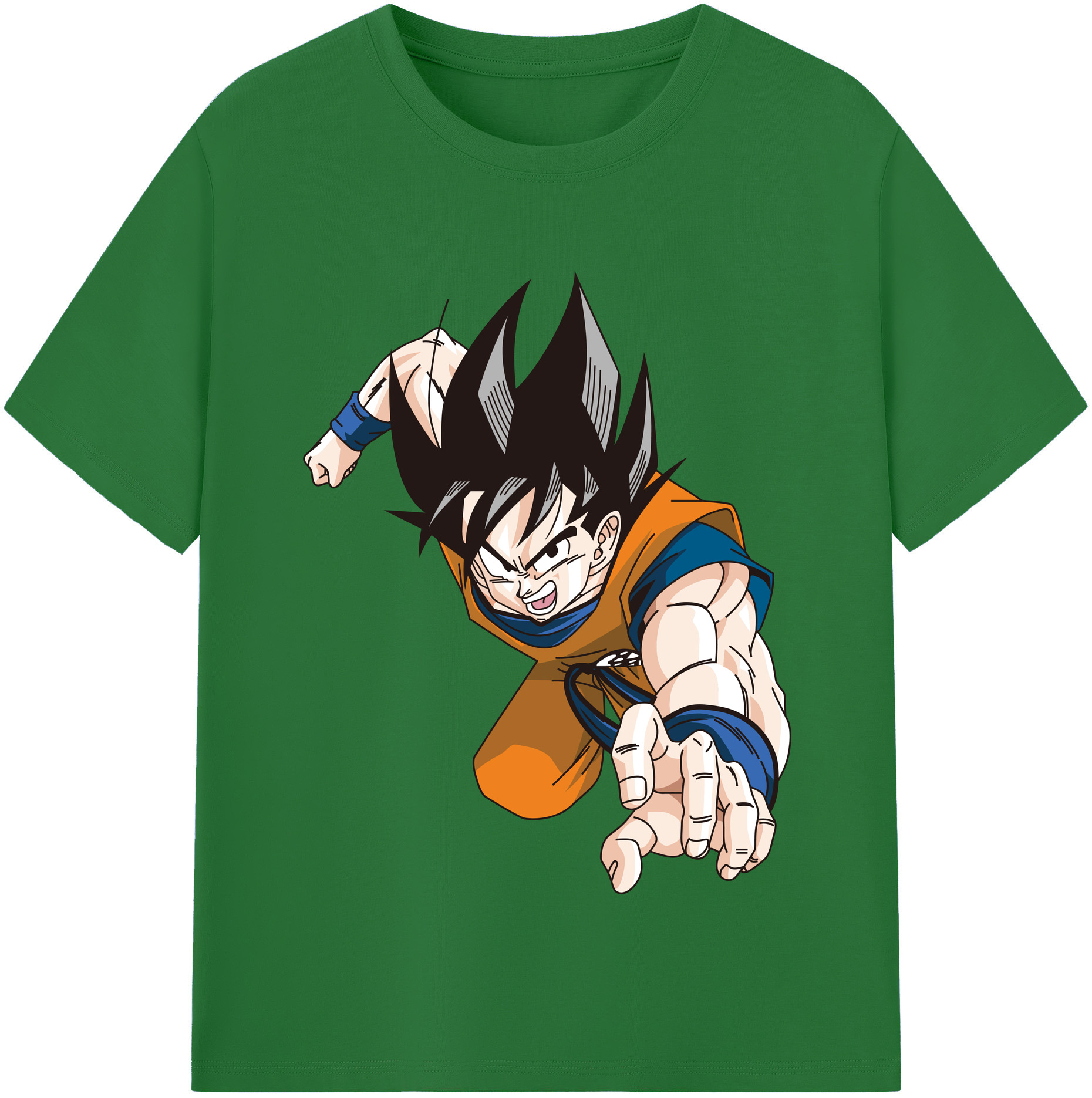 （画像用） ドラゴンボール 孫悟空（そん ごくう）Son Goku カカロット DRAGON BALL Kakarotto 綿100％半袖Tシャツ（フロントプリント）