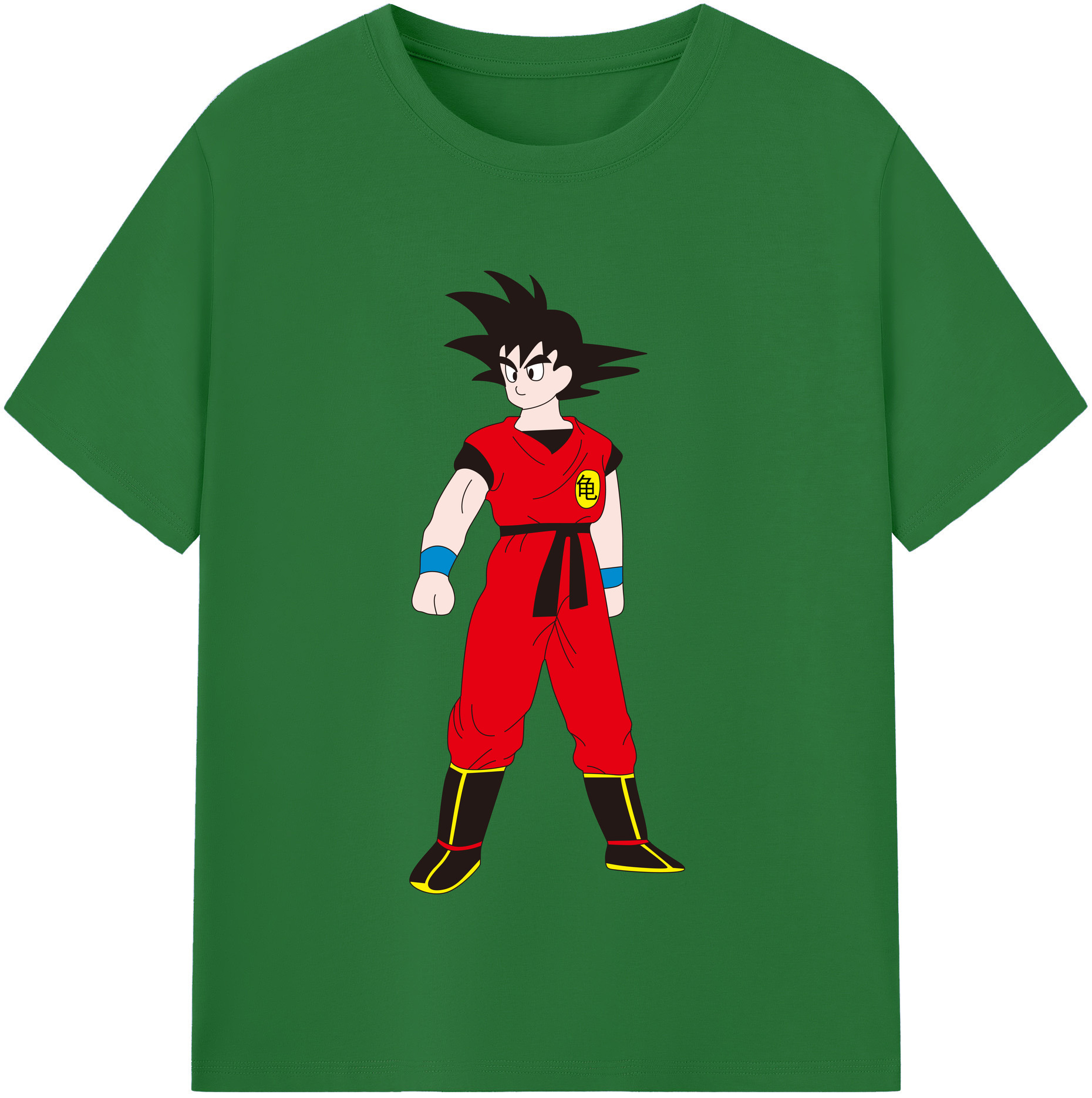 （画像用） ドラゴンボール 孫悟空（そん ごくう）Son Goku カカロット DRAGON BALL Kakarotto 綿100％半袖Tシャツ（フロントプリント）