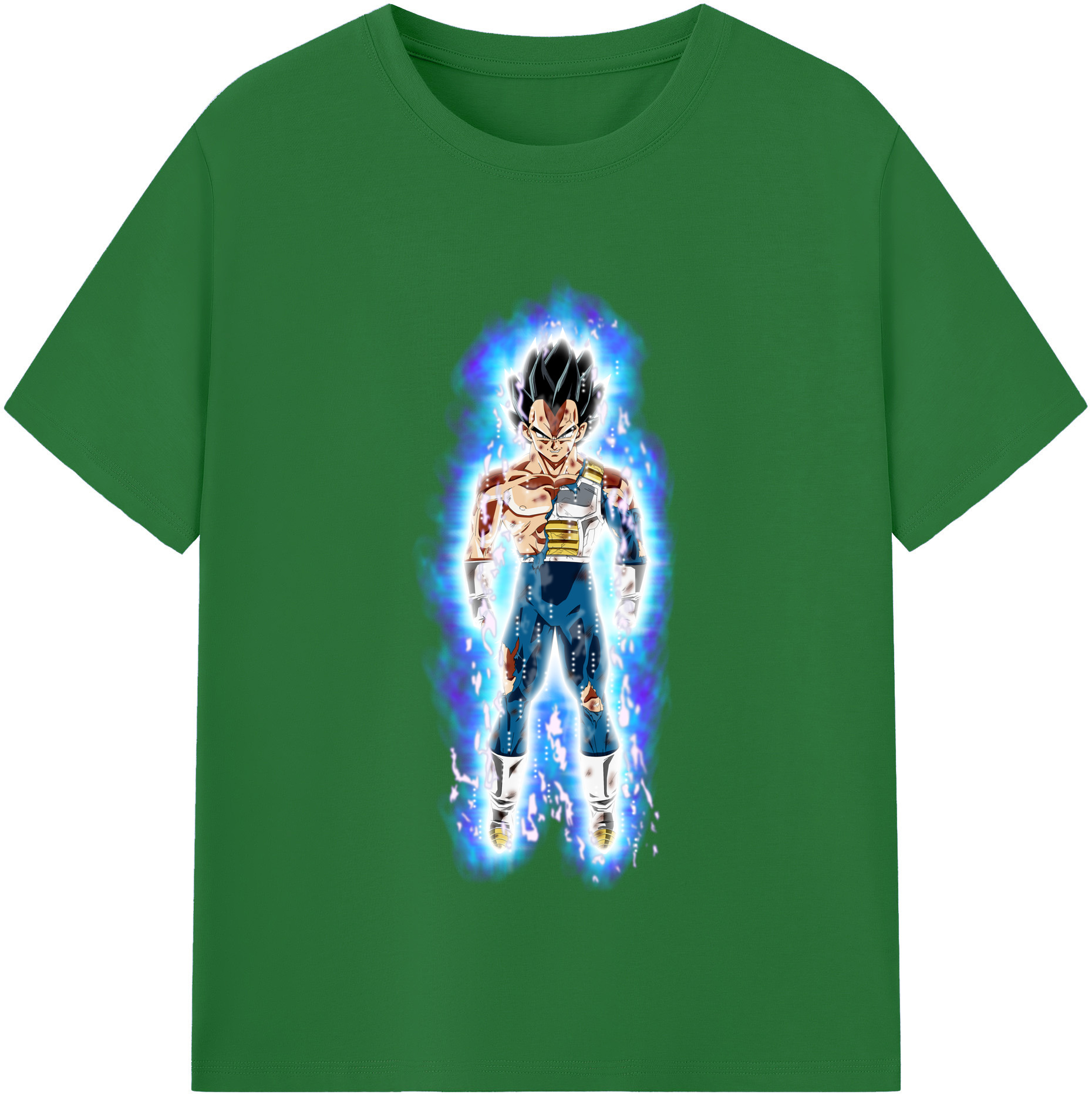 （画像用） ドラゴンボール ベジータ四世（Bejīta Yonsei）DRAGON BALL Vegeta IV 綿100％半袖Tシャツ（フロントプリント）