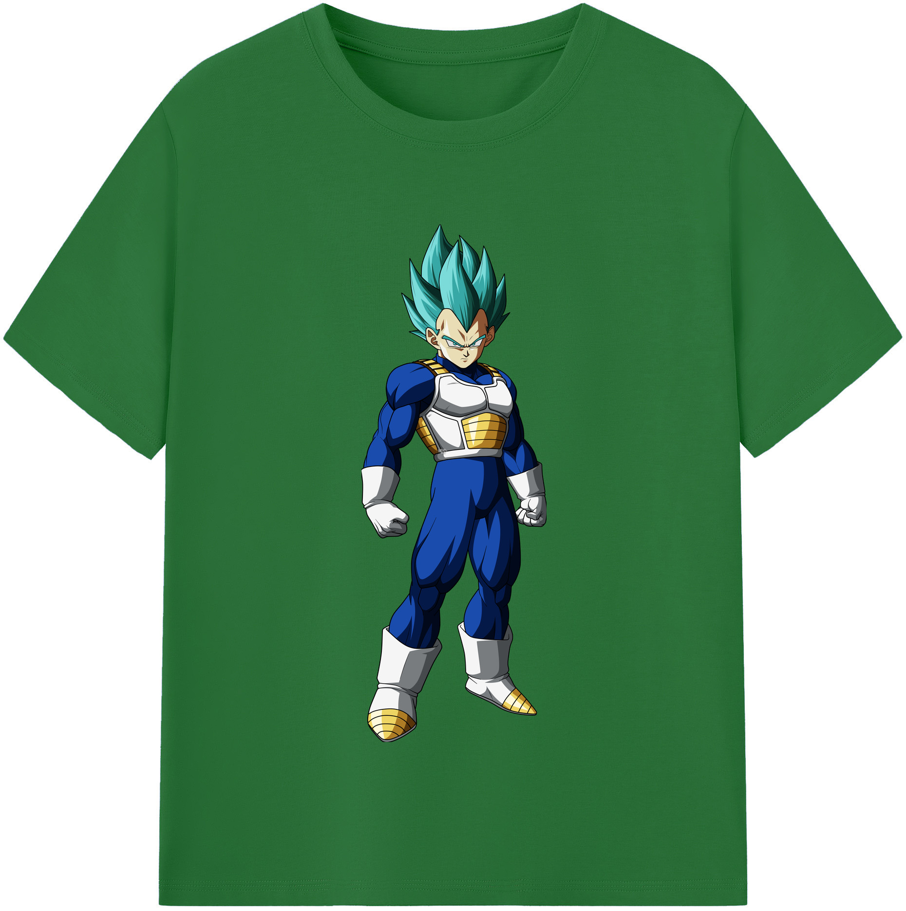 （画像用） ドラゴンボール ベジータ四世（Bejīta Yonsei）DRAGON BALL Vegeta IV 綿100％半袖Tシャツ（フロントプリント）