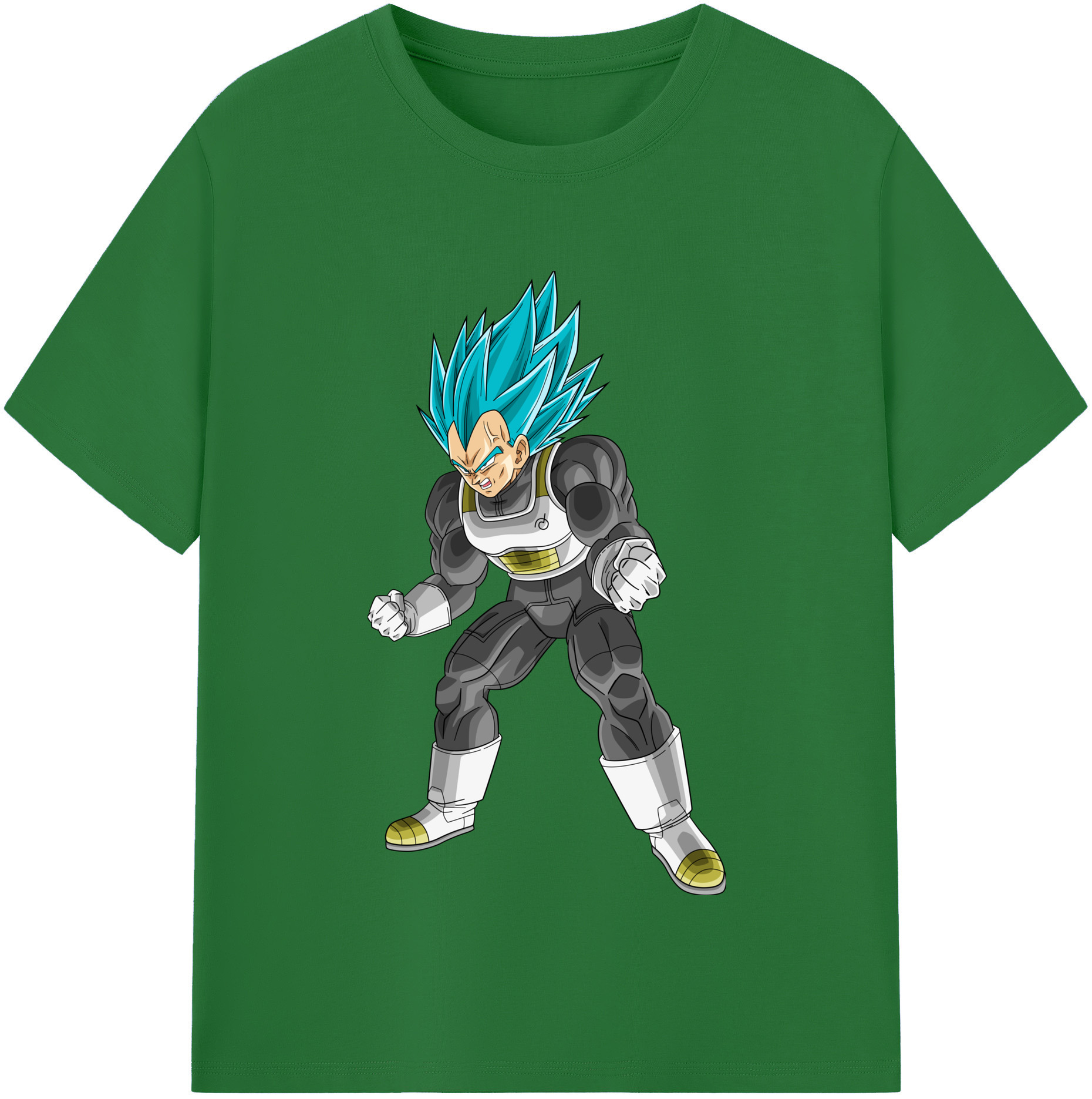 （画像用） ドラゴンボール ベジータ四世（Bejīta Yonsei）DRAGON BALL Vegeta IV 綿100％半袖Tシャツ（フロントプリント）