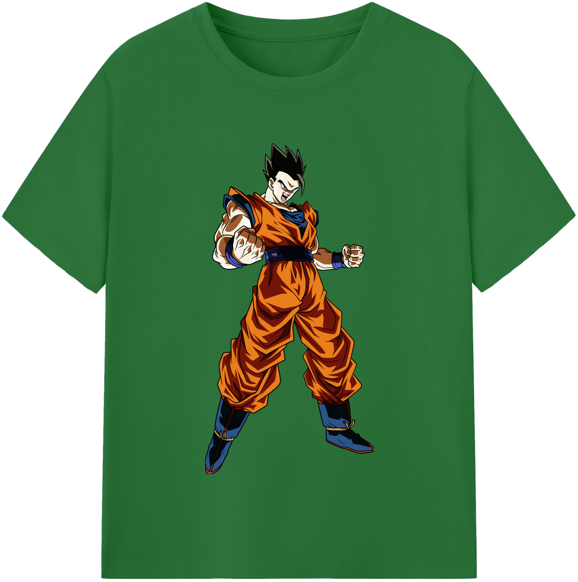 （画像用） ドラゴンボール 孫 悟飯（そんごはん）DRAGON BALL Son Gohan 綿100％半袖Tシャツ（フロントプリント）
