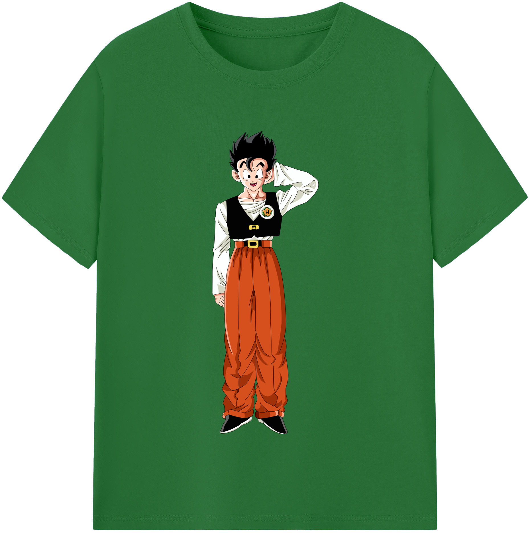 （画像用） ドラゴンボール 孫 悟飯（そんごはん）DRAGON BALL Son Gohan 綿100％半袖Tシャツ（フロントプリント）