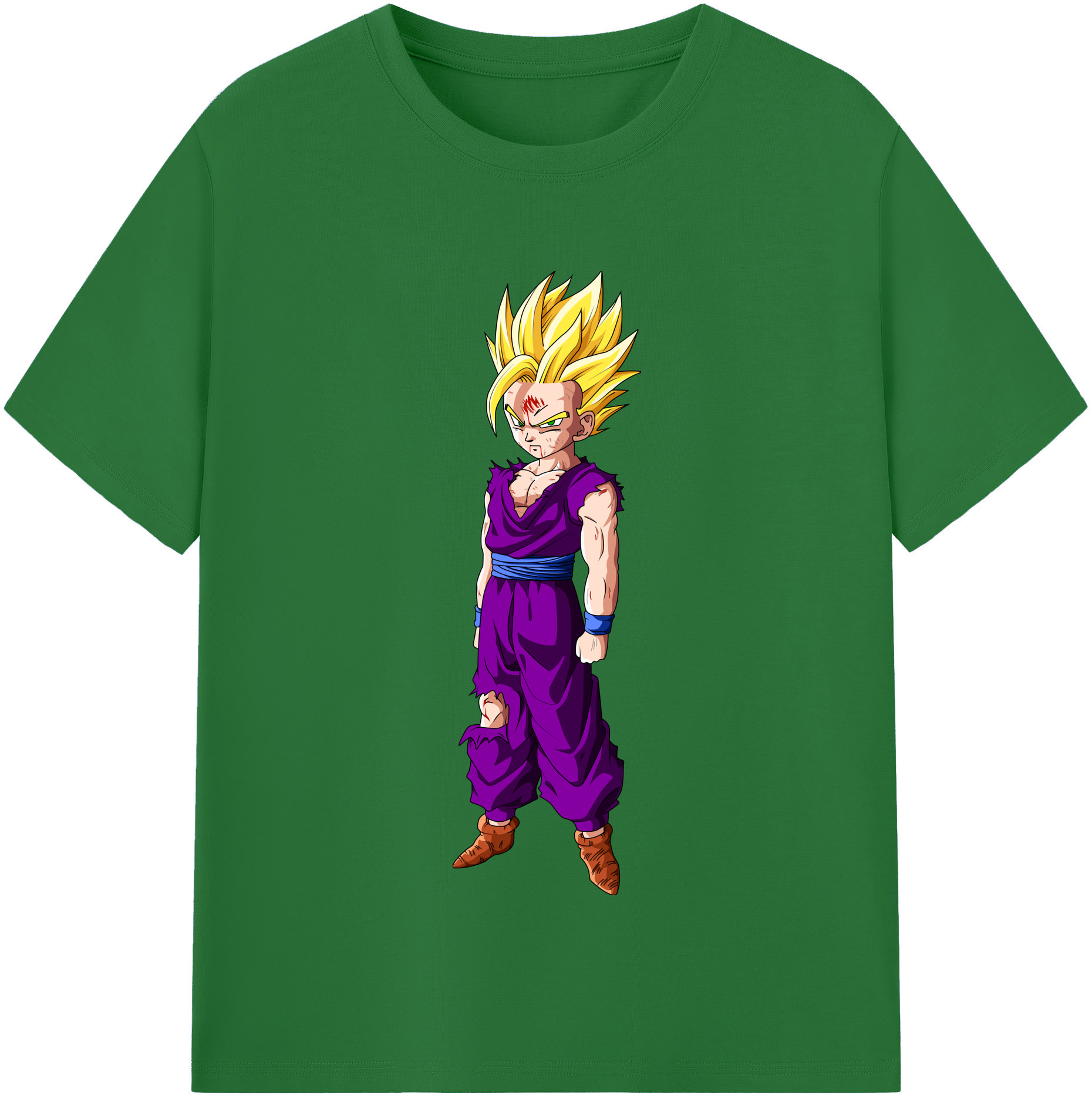 （画像用） ドラゴンボール 孫 悟飯（そんごはん）DRAGON BALL Son Gohan 綿100％半袖Tシャツ（フロントプリント）