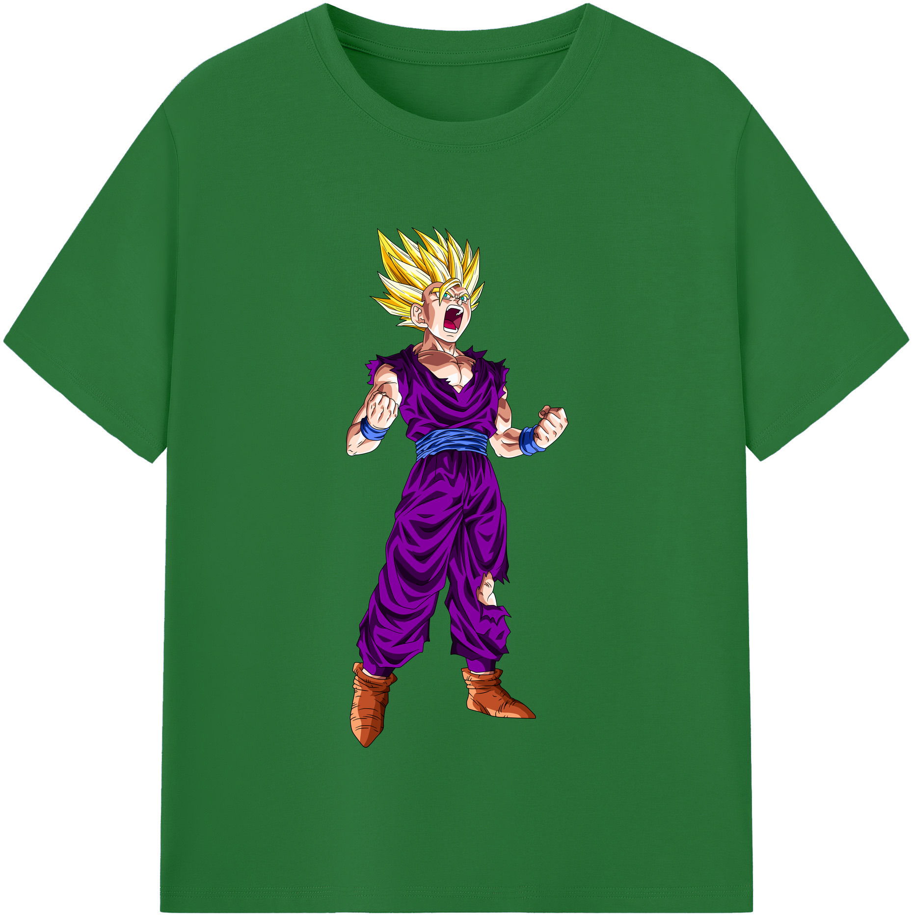 （画像用） ドラゴンボール 孫 悟飯（そんごはん）DRAGON BALL Son Gohan 綿100％半袖Tシャツ（フロントプリント）