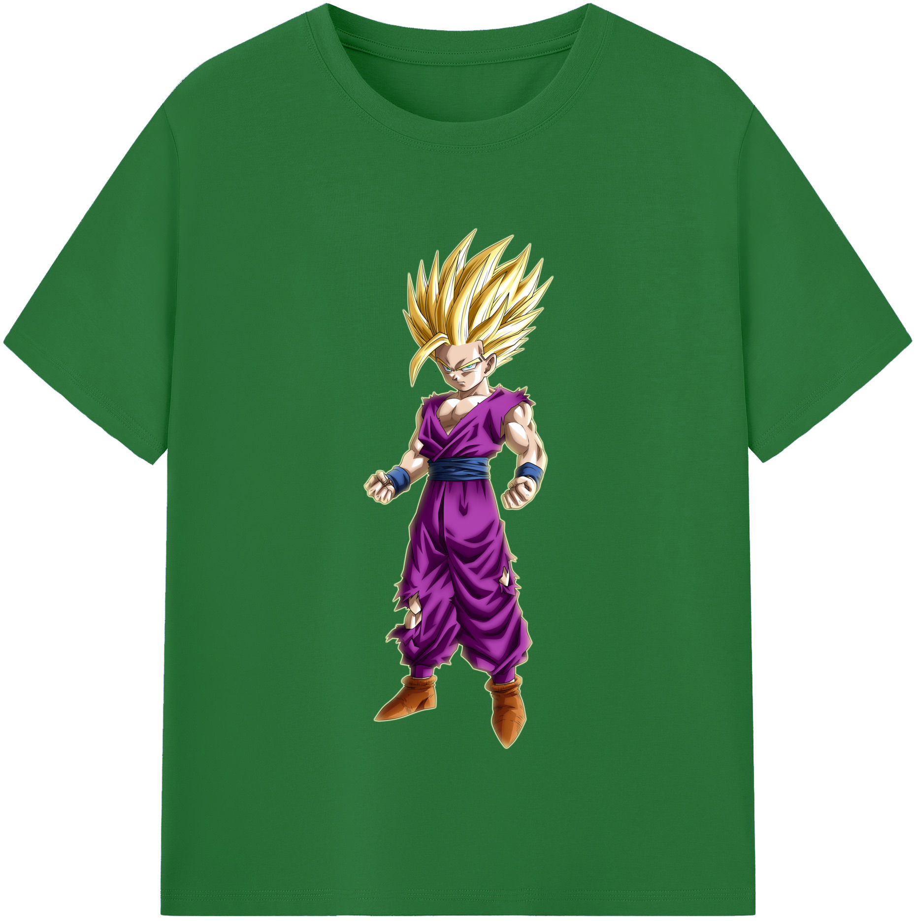 （画像用） ドラゴンボール 孫 悟飯（そんごはん）DRAGON BALL Son Gohan 綿100％半袖Tシャツ（フロントプリント）
