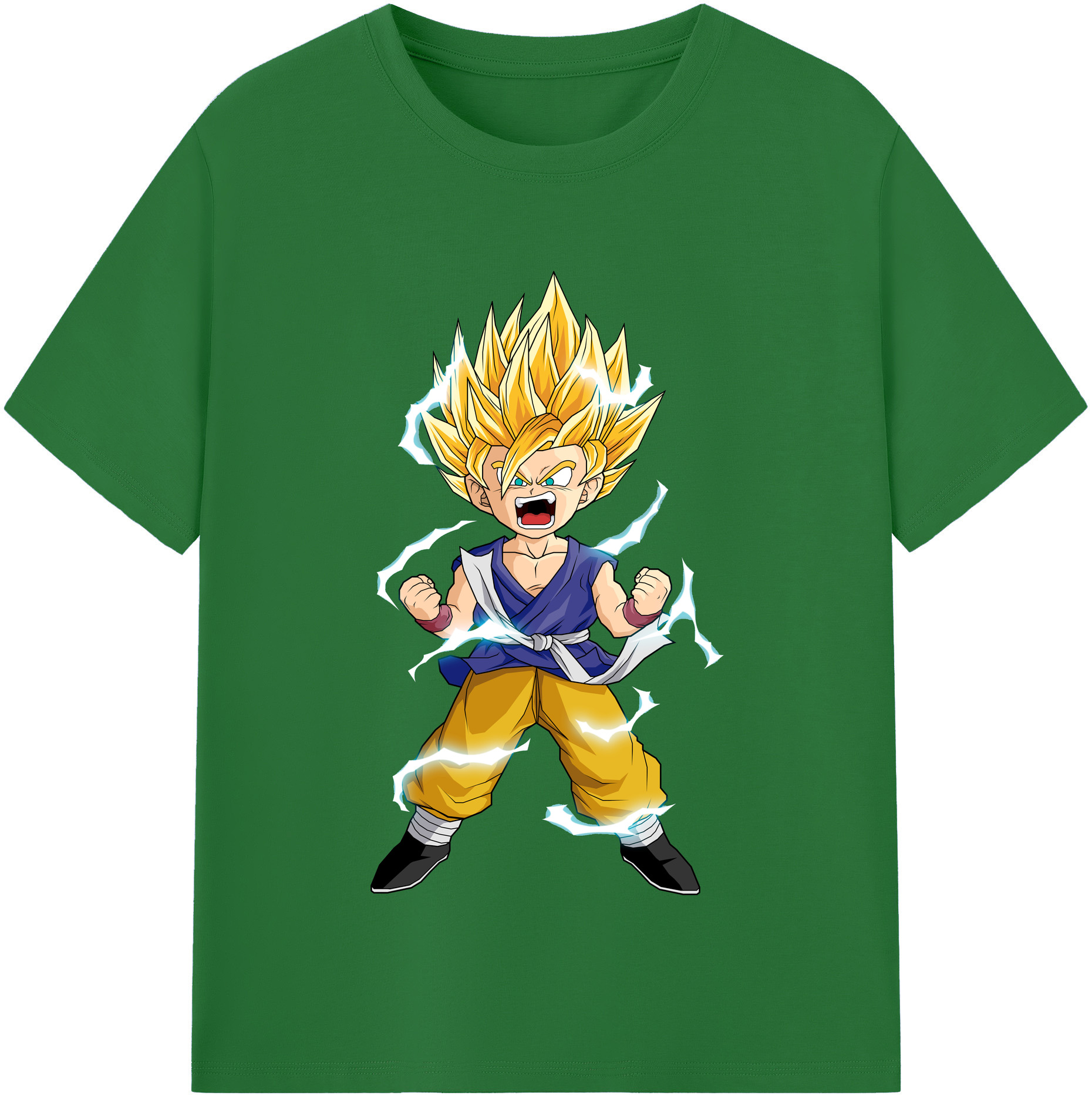 （画像用） ドラゴンボール 孫 悟飯（そんごはん）DRAGON BALL Son Gohan 綿100％半袖Tシャツ（フロントプリント）