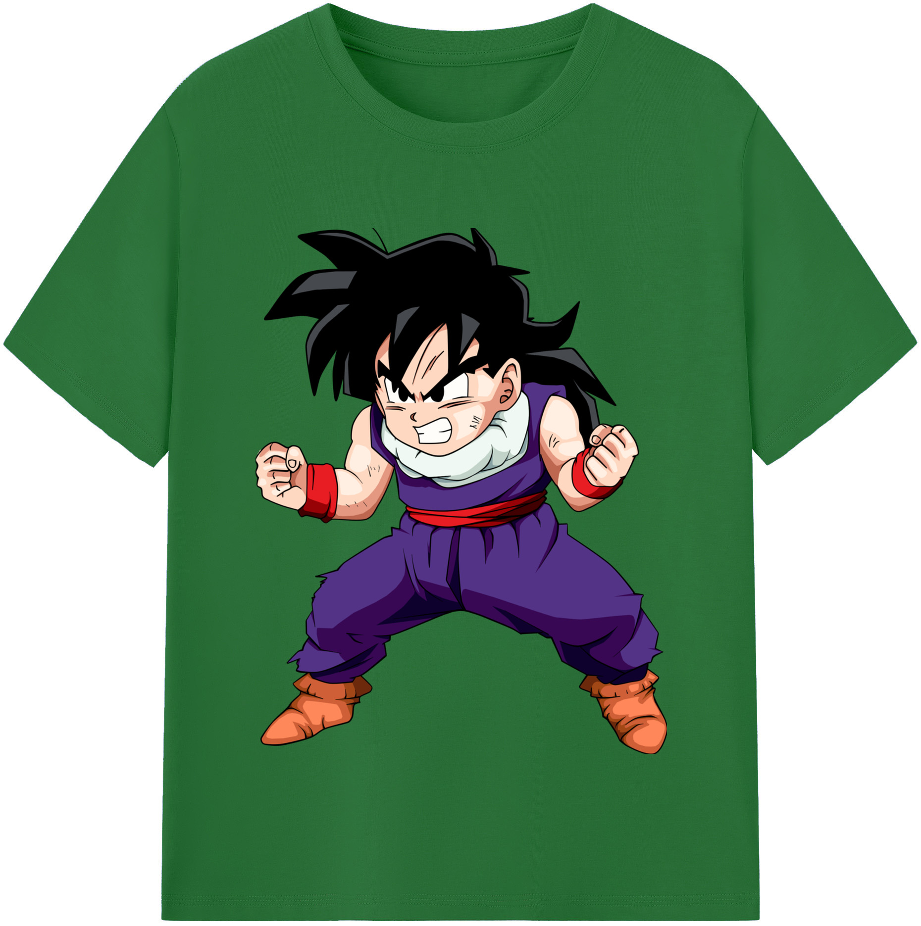 （画像用） ドラゴンボール 孫 悟飯（そんごはん）DRAGON BALL Son Gohan 綿100％半袖Tシャツ（フロントプリント）