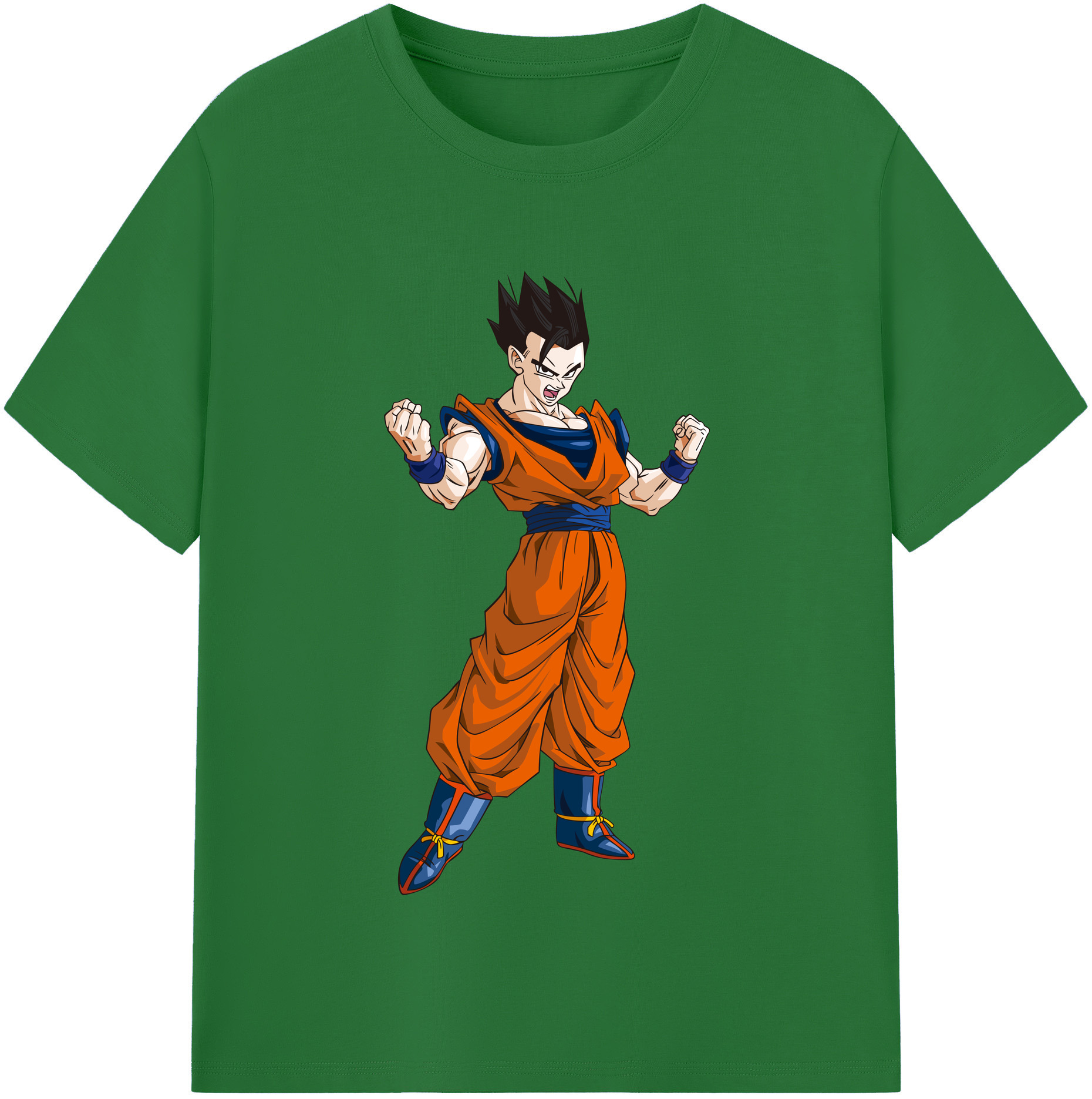 （画像用） ドラゴンボール 孫 悟飯（そんごはん）DRAGON BALL Son Gohan 綿100％半袖Tシャツ（フロントプリント）