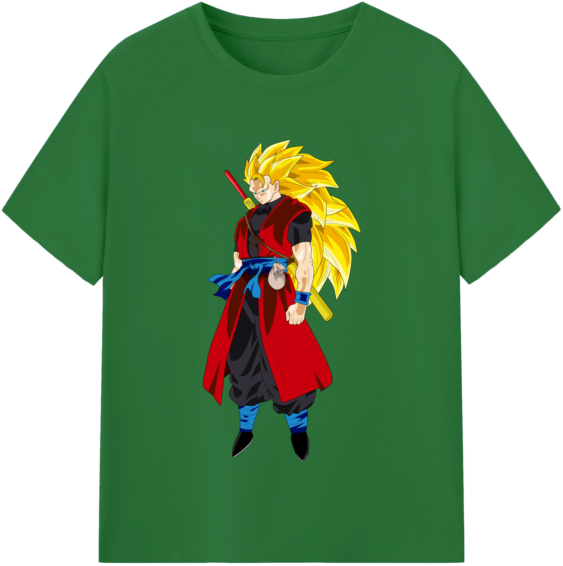 （画像用） ドラゴンボール トランクス（Torankusu）DRAGON BALL Trunks 綿100％半袖Tシャツ（フロントプリント）