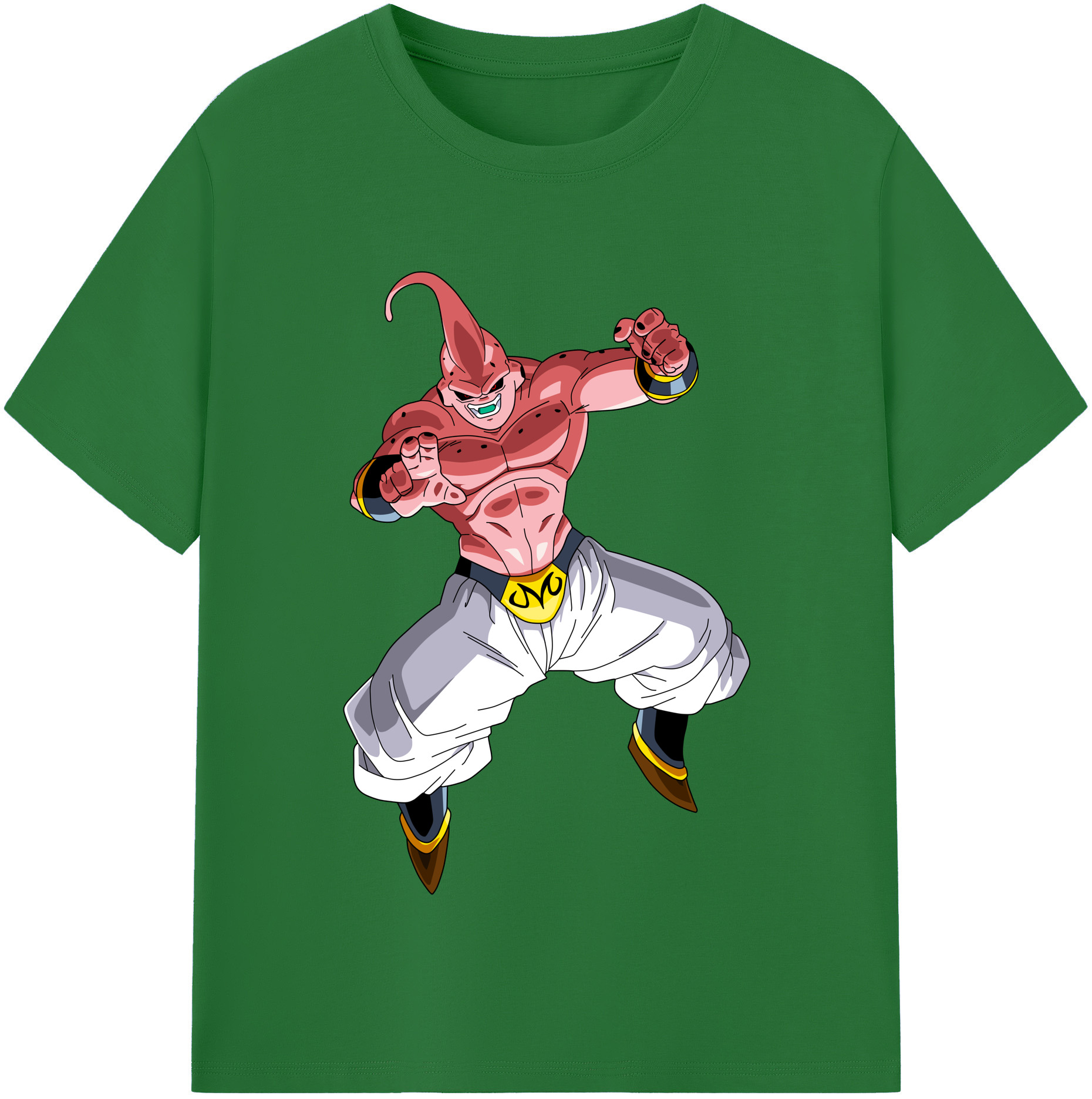 （画像用） ドラゴンボール 魔人ブウ DRAGON BALL Majin Buu 綿100％半袖Tシャツ（フロントプリント）
