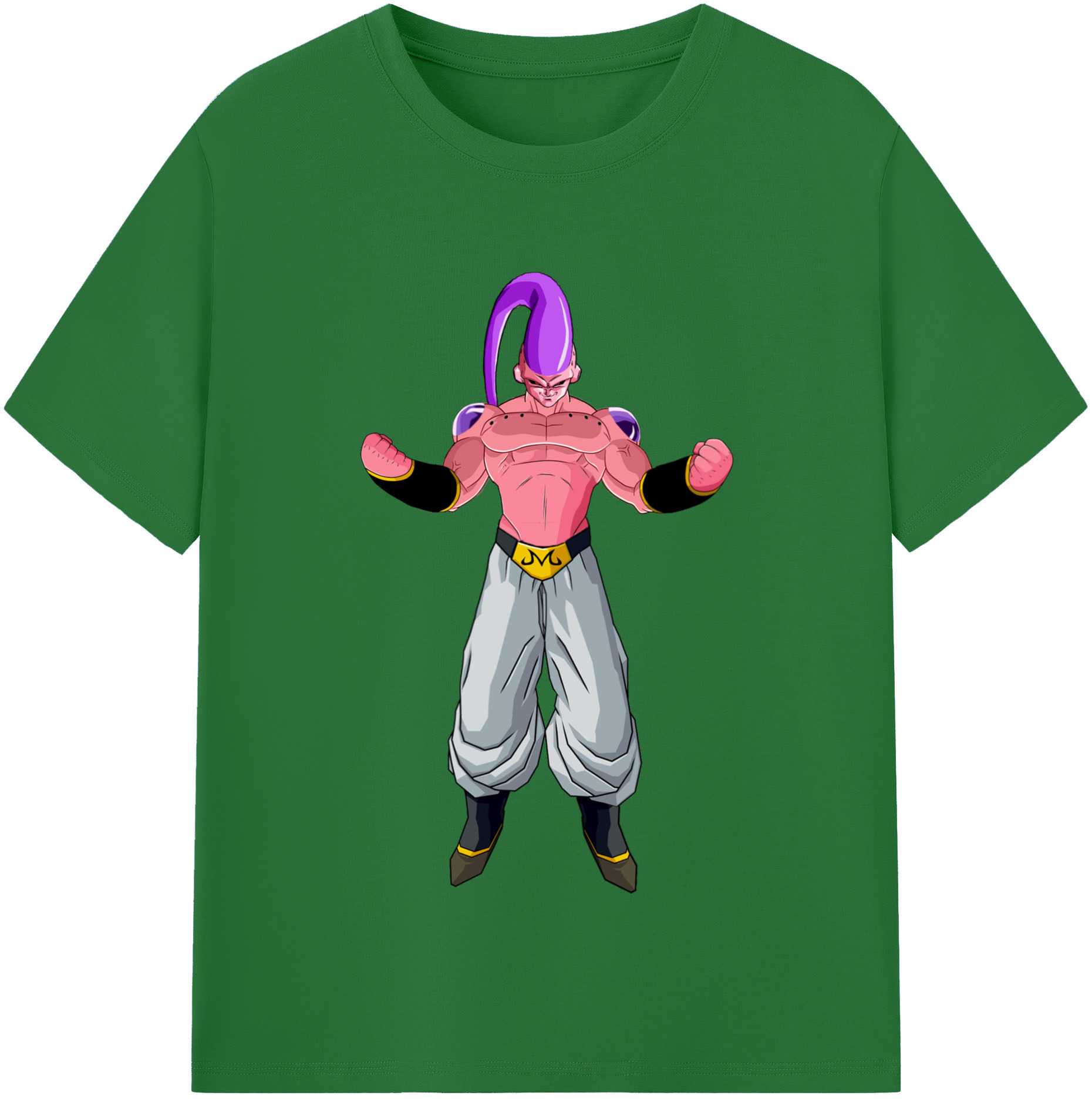 （画像用） ドラゴンボール 魔人ブウ DRAGON BALL Majin Buu 綿100％半袖Tシャツ（フロントプリント）
