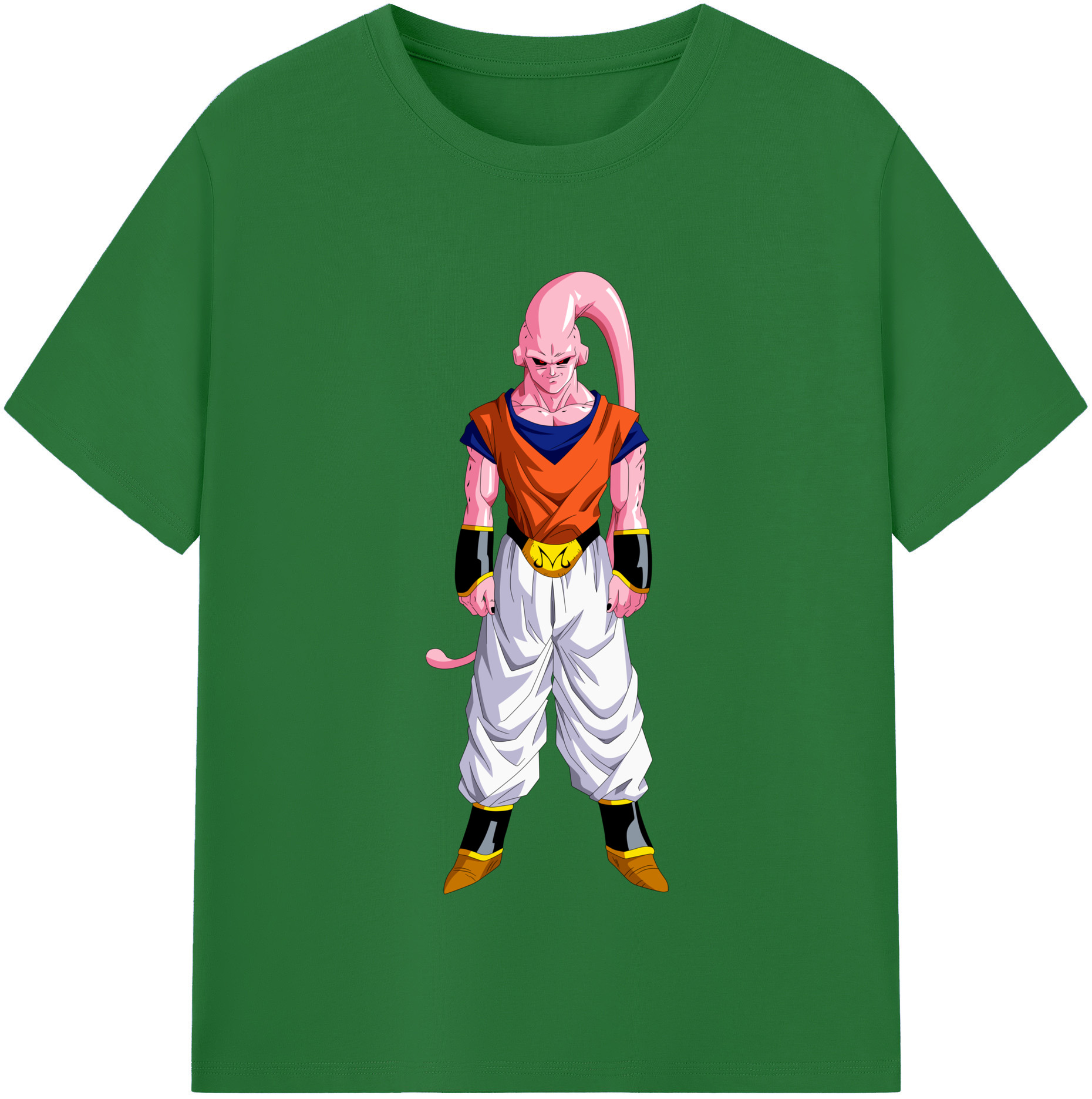 （画像用） ドラゴンボール 魔人ブウ DRAGON BALL Majin Buu 綿100％半袖Tシャツ（フロントプリント）