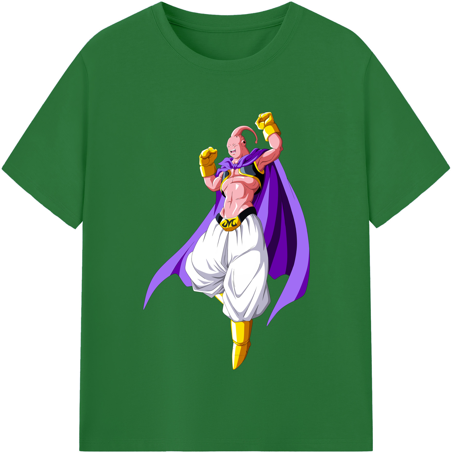 （画像用） ドラゴンボール 魔人ブウ DRAGON BALL Majin Buu 綿100％半袖Tシャツ（フロントプリント）