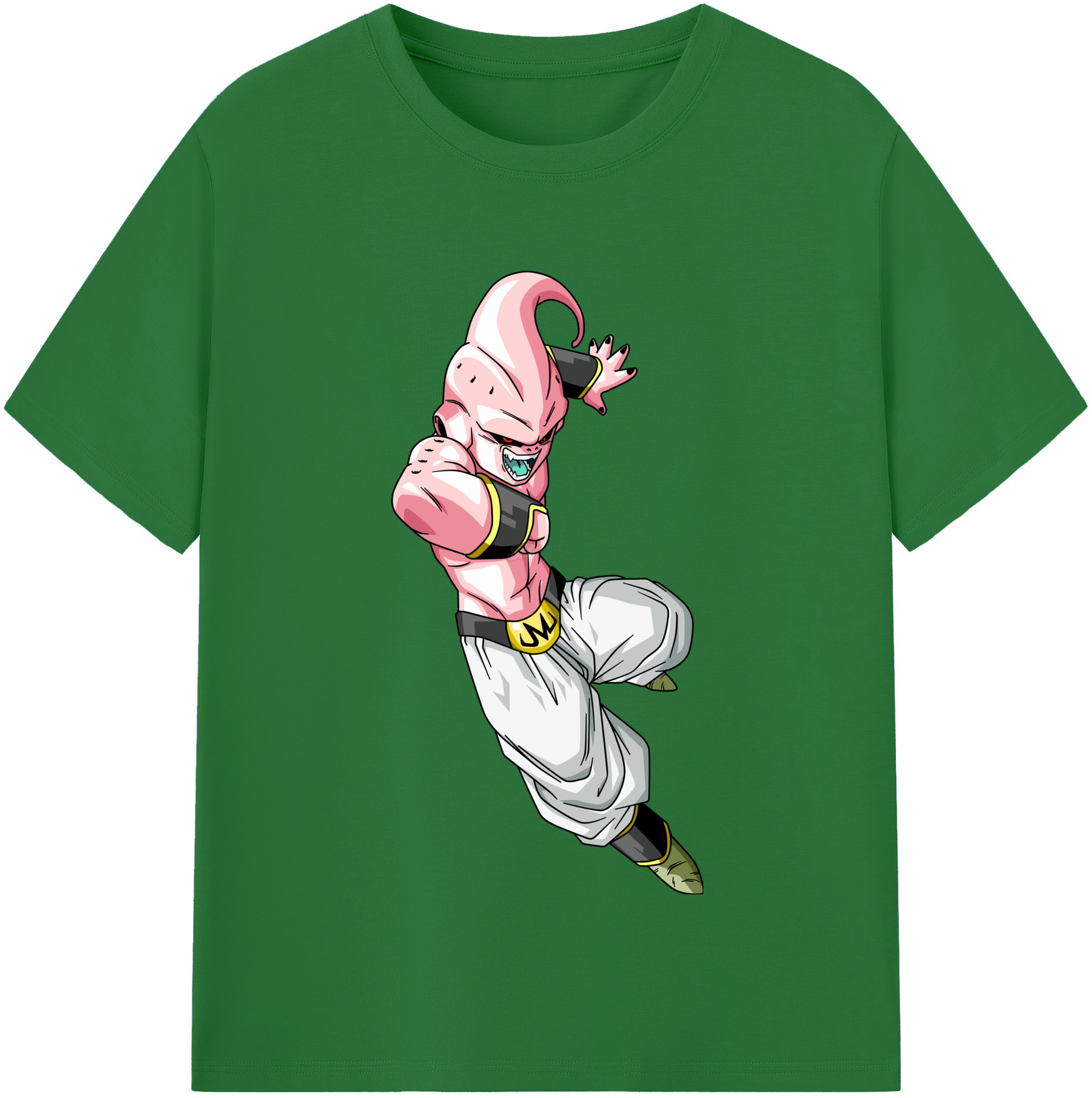 （画像用） ドラゴンボール 魔人ブウ DRAGON BALL Majin Buu 綿100％半袖Tシャツ（フロントプリント）